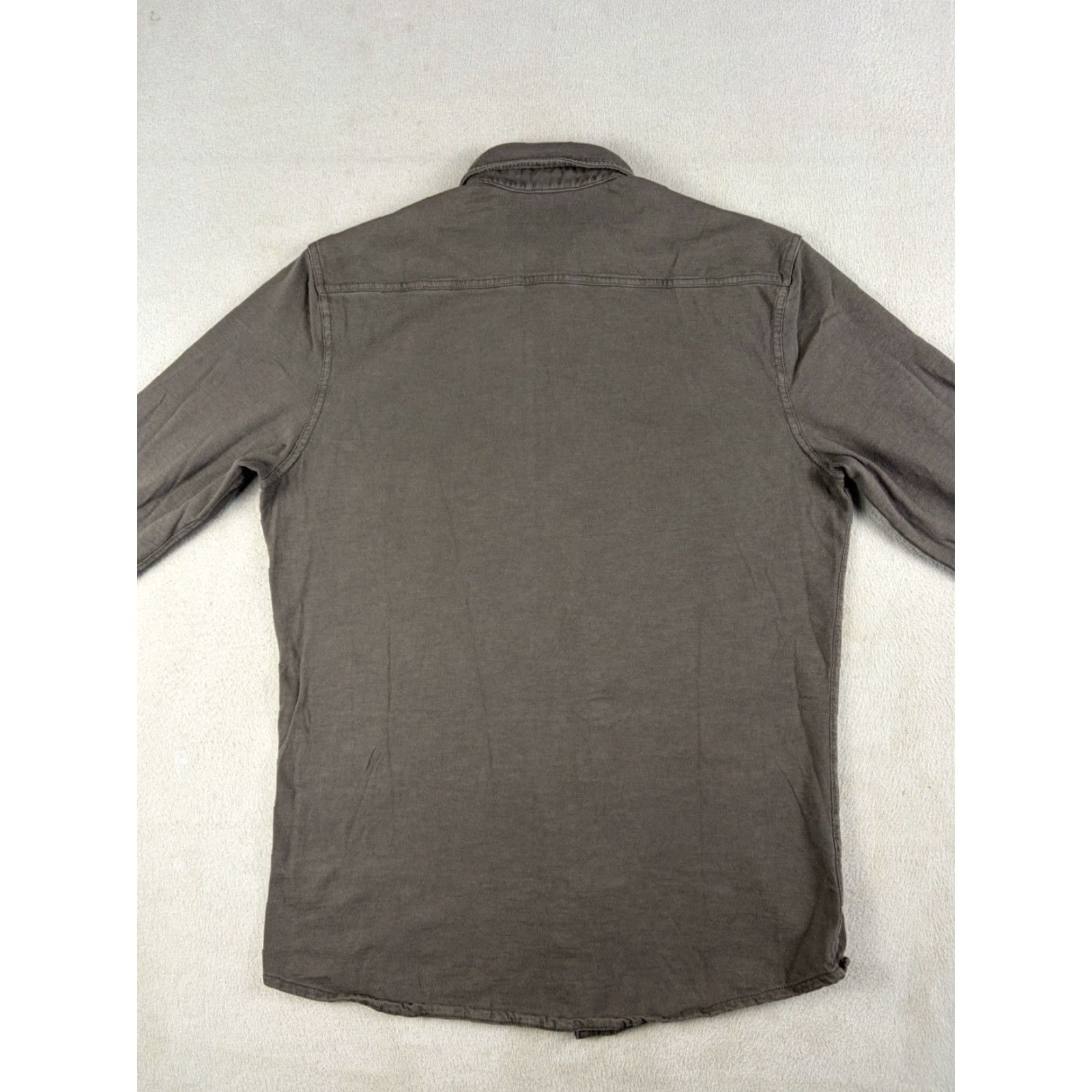 Faherty Faherty Shirt Men’s Medium Green Gray Button-Up Long Sleeve Organic Cotton Size US M / EU 48-50 / 2 - 5 Thumbnail