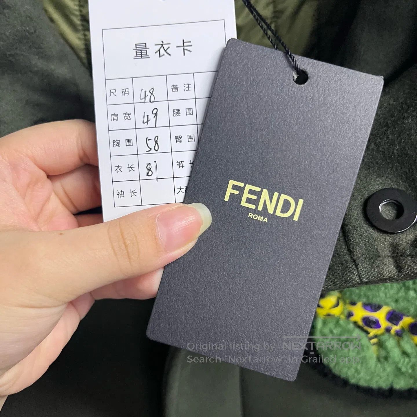 Fendi FENDI Wool collar fur-lined mink hooded jacket coat| Size US M / EU 48-50 / 2 - 2 Thumbnail