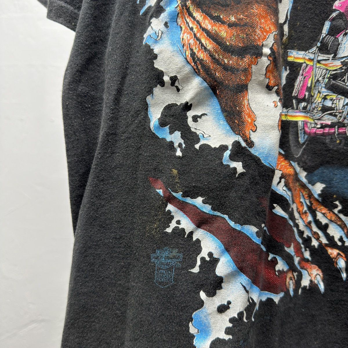 Harley Davidson 90s Harley Davidson Forever Wild Shirt ERD Grunge Faded WCC Size US XL / EU 56 / 4 - 5 Thumbnail
