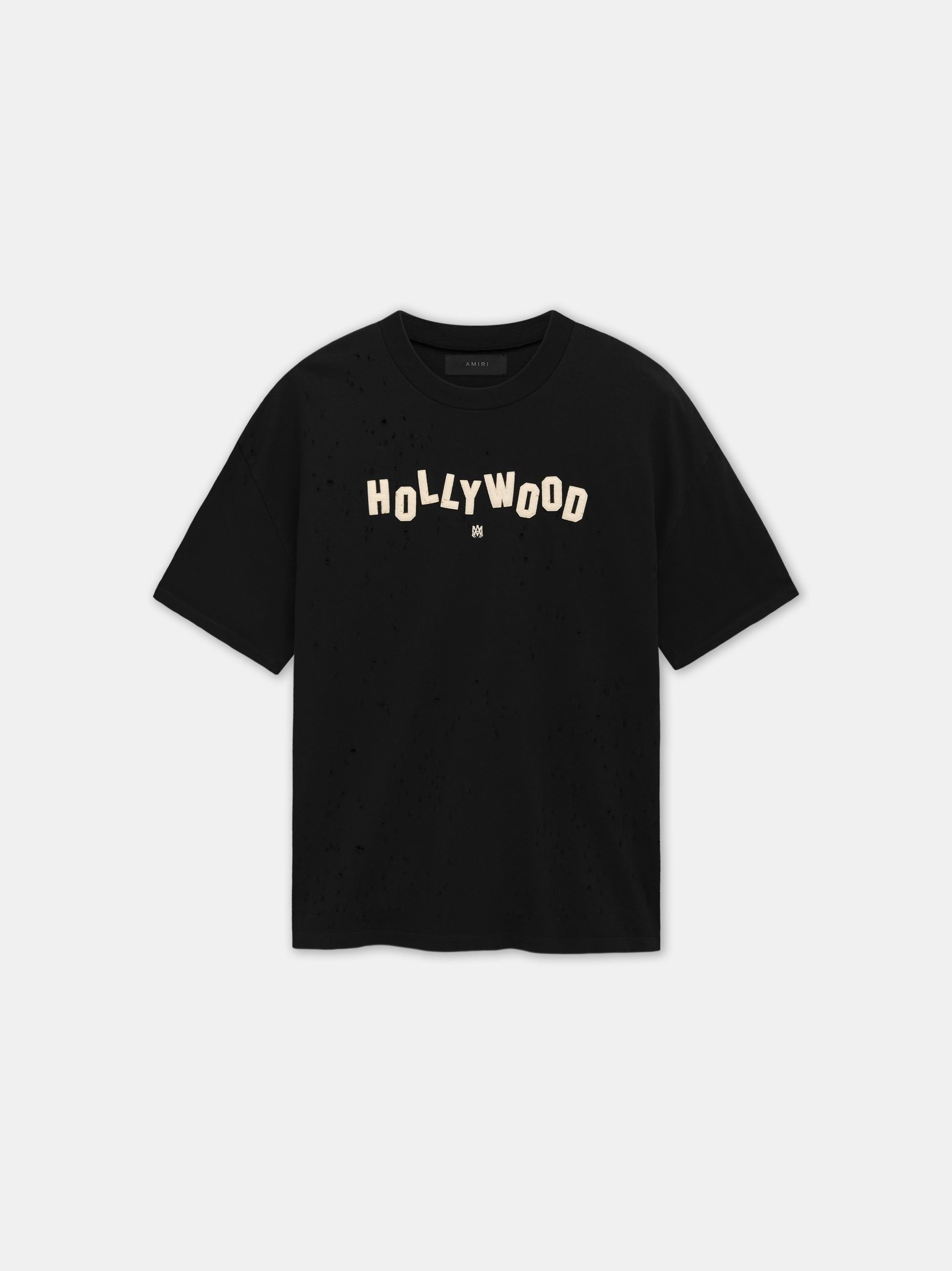 o1orln1025 Hollywood Shotgun Oversized T-Shirt in Black