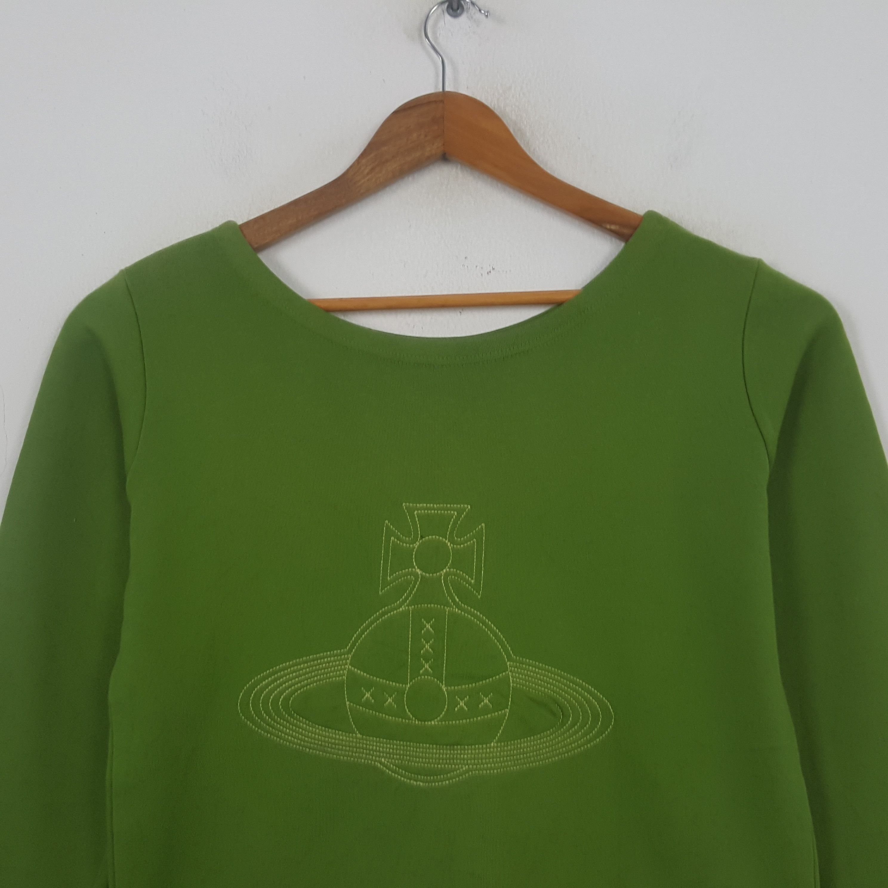 Designer Vintage Vivienne Westwood Long Sleeve T-shirt RR3 Size L / US 10 / IT 46 - 4 Thumbnail