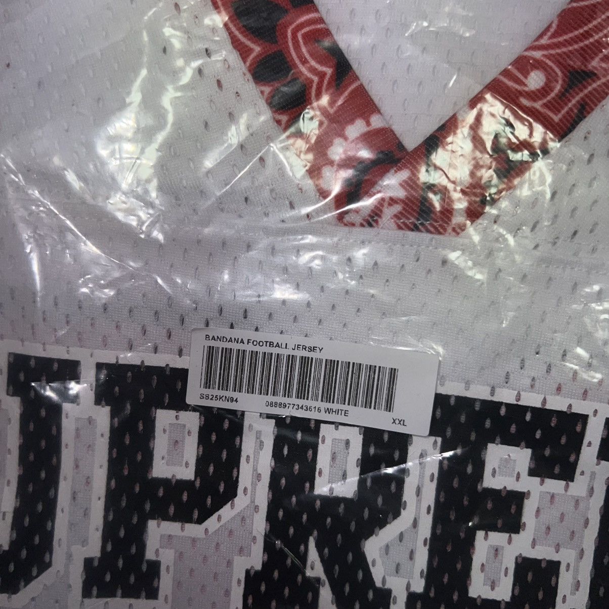 Supreme Supreme Bandana Football Jersey White Size Extra Extra Large Size US XXL / EU 58 / 5 - 5 Thumbnail