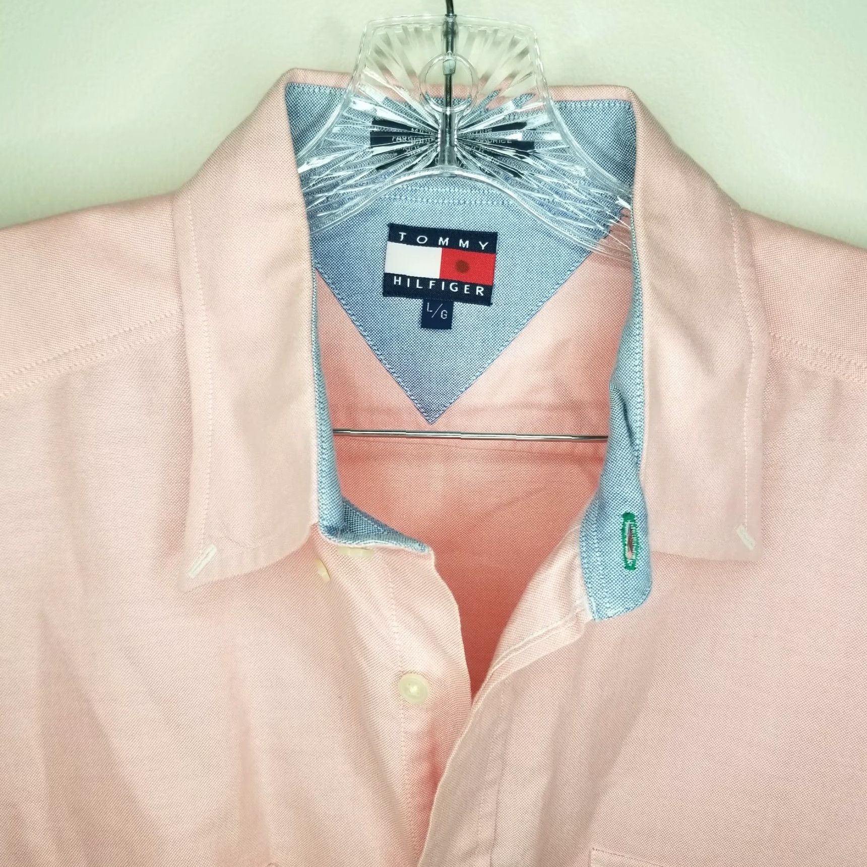 Tommy Hilfiger Tommy Hilfiger Mens Pink Long Sleeve Button-Up Shirt L Size US L / EU 52-54 / 3 - 3 Thumbnail