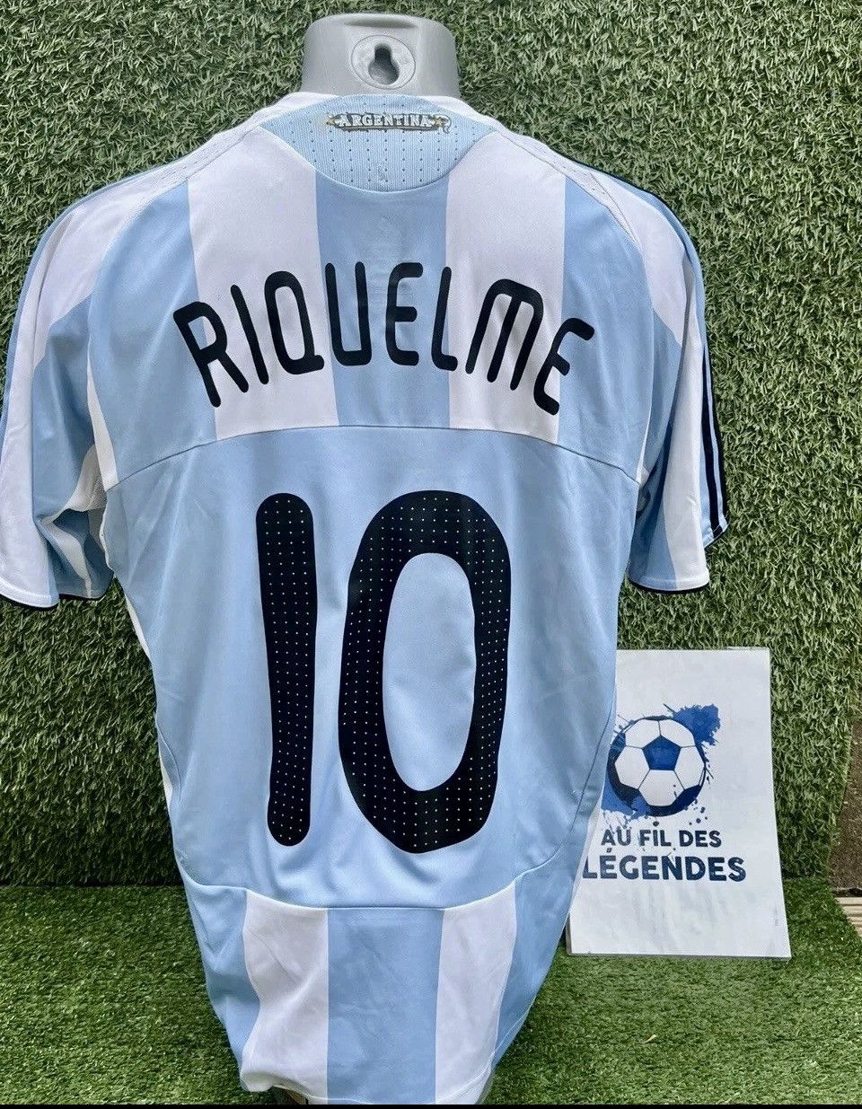 Adidas Jersey argentina riquelme Size US S / EU 44-46 / 1 - 1 Thumbnail