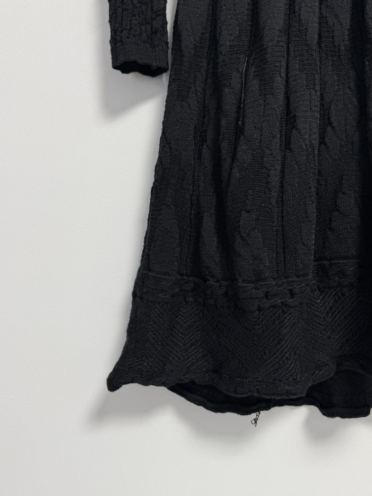 Missoni Missoni Black Knit Long Sleeve Dress Women’s Size L / US 10 / IT 46 - 6 Thumbnail