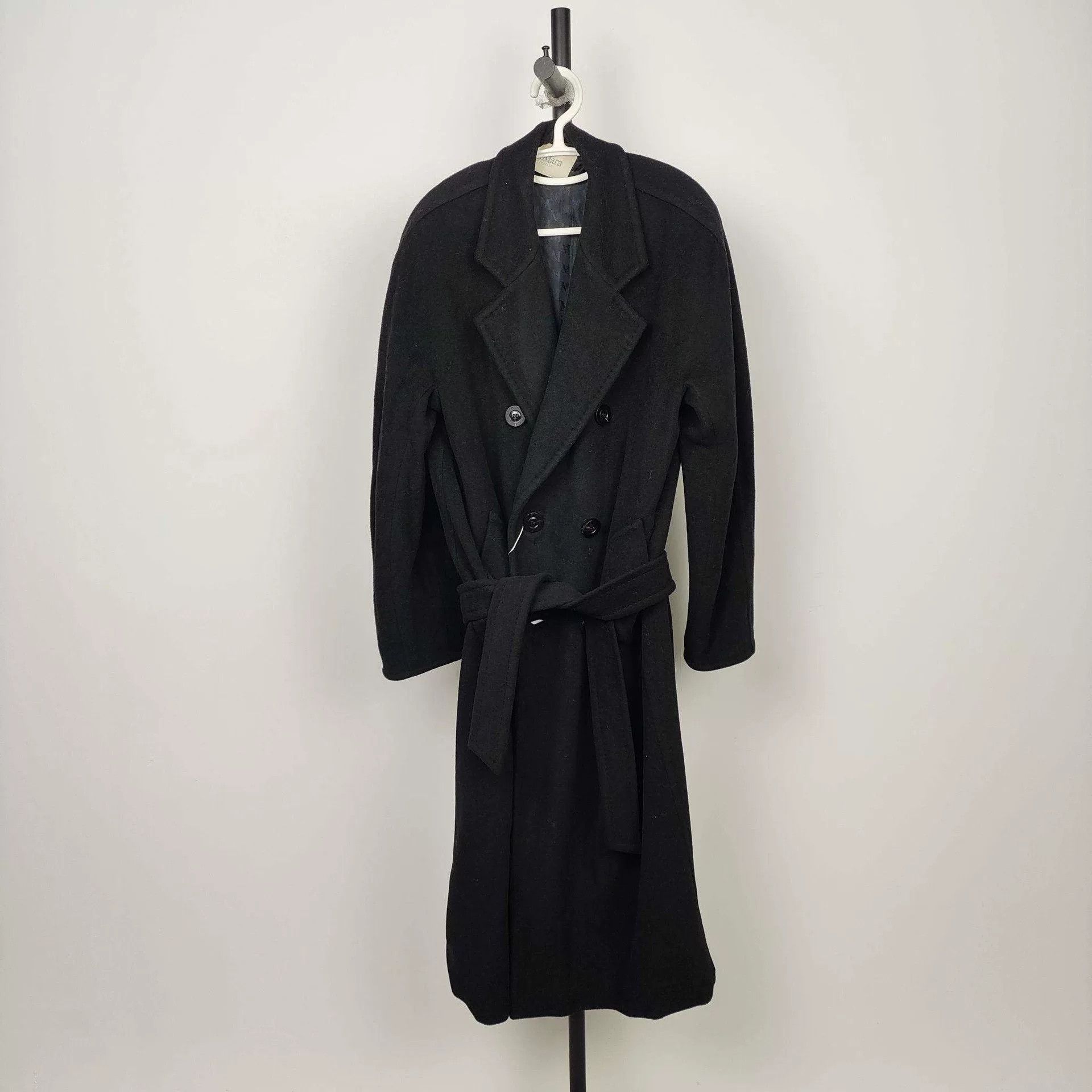 Max Mara Maxmara Cashmere Coat Black Size US M / EU 48-50 / 2 - 1 Thumbnail