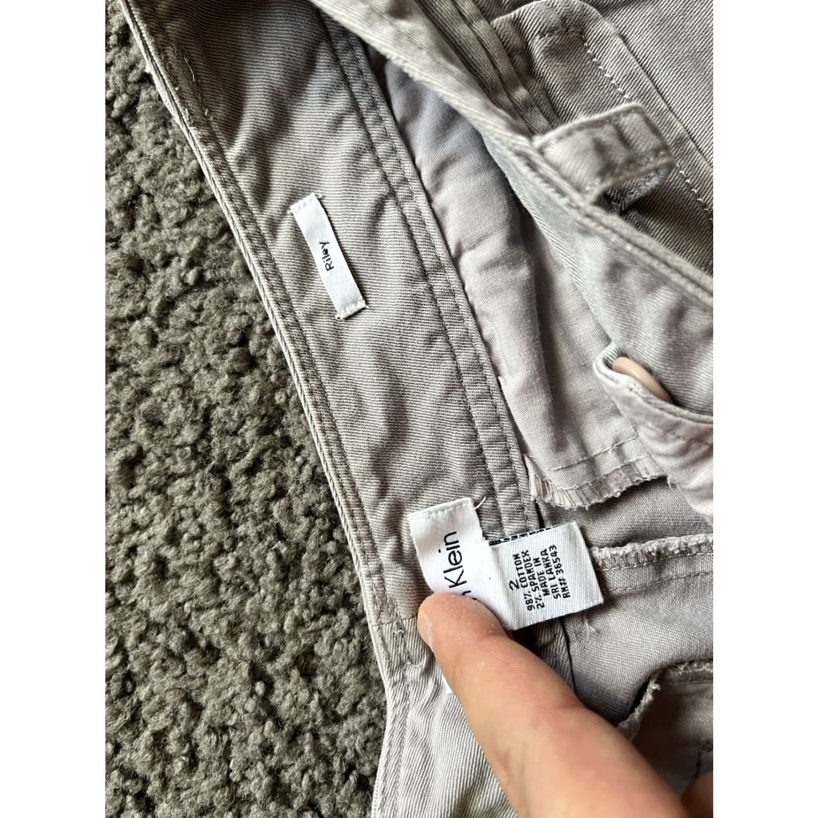 Calvin Klein CALVIN KLEIN Jeans Women Adult 2 Gray Straight Leg Denim Cotton Regular Fit Inseam 30.5" Waist 26" Size 26" / US 2 / IT 38 - 6 Thumbnail