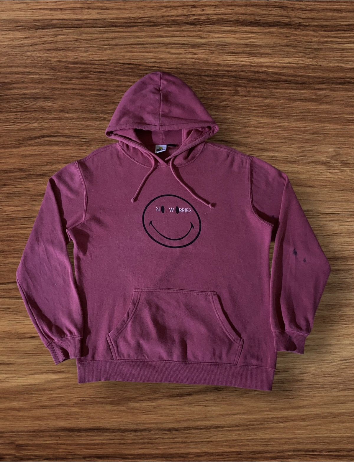 Japanese Brand × Vintage Japanese Brand SMILEY No Worries Hoodie Size US M / EU 48-50 / 2 - 1 Thumbnail