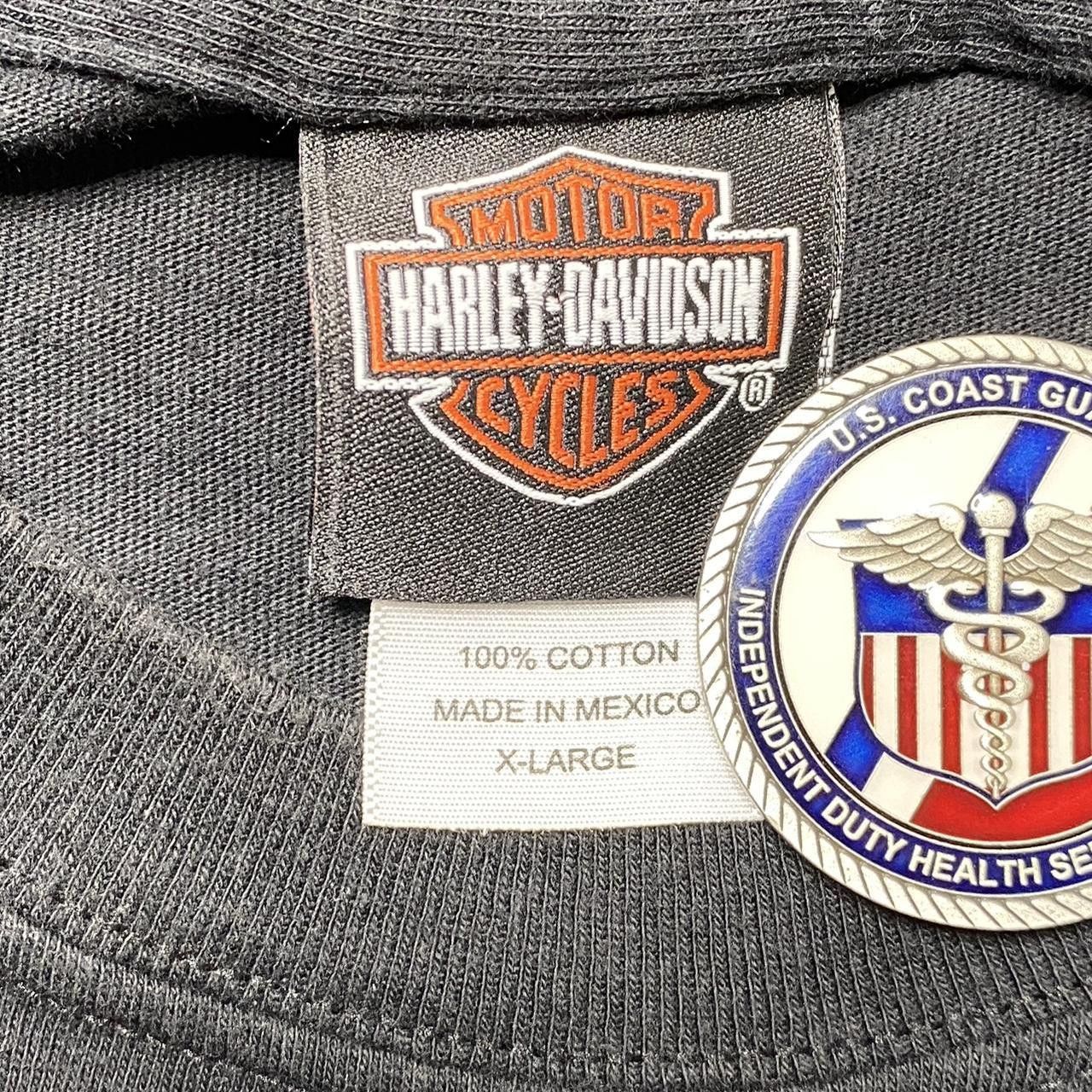 Harley Davidson Vintage Harley Davidson Austin, TX Black Biker Tee Size XL Size US XL / EU 56 / 4 - 3 Thumbnail