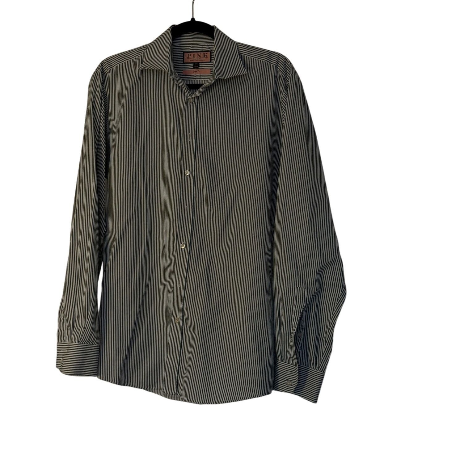Thomas Pink Thomas Pink Men's Long Sleeve Slim Fit Dress Shirt Size 16.5 |  Grailed