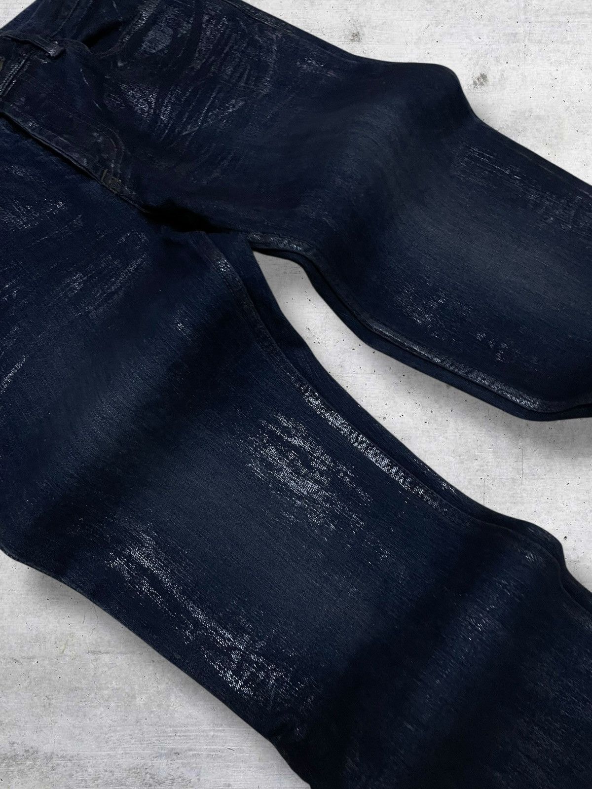 Shellac VINTAGE SHELLAC OG JAPAN DESIGNER WAX ARCHIVE STYLE DENIM Size US 29 - 7 Thumbnail