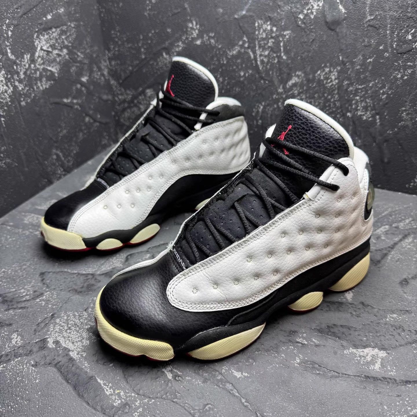 Nike Air Jordan 13 Black & White Panda Q10 Size US 8.5 / IT 38.5 - 1 Thumbnail