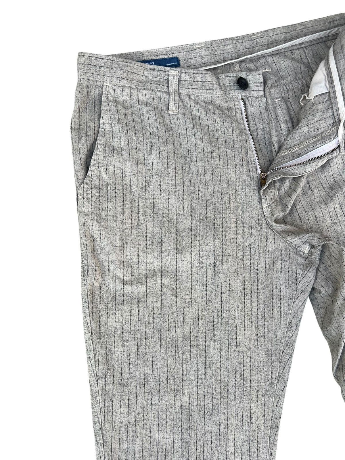 Vintage Japanese Brand BLUE WAY Made in Japan Striped Pant Size US 34 / EU 50 - 8 Thumbnail