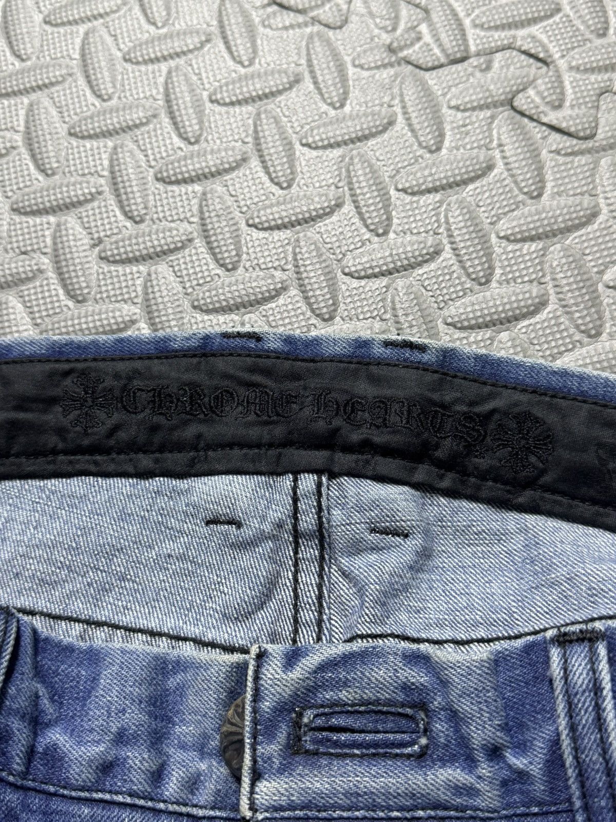 Chrome Hearts Chrome Hearts - Denim Sexy Shorts Custom Order Size 26" / US 2 / IT 38 - 10 Thumbnail