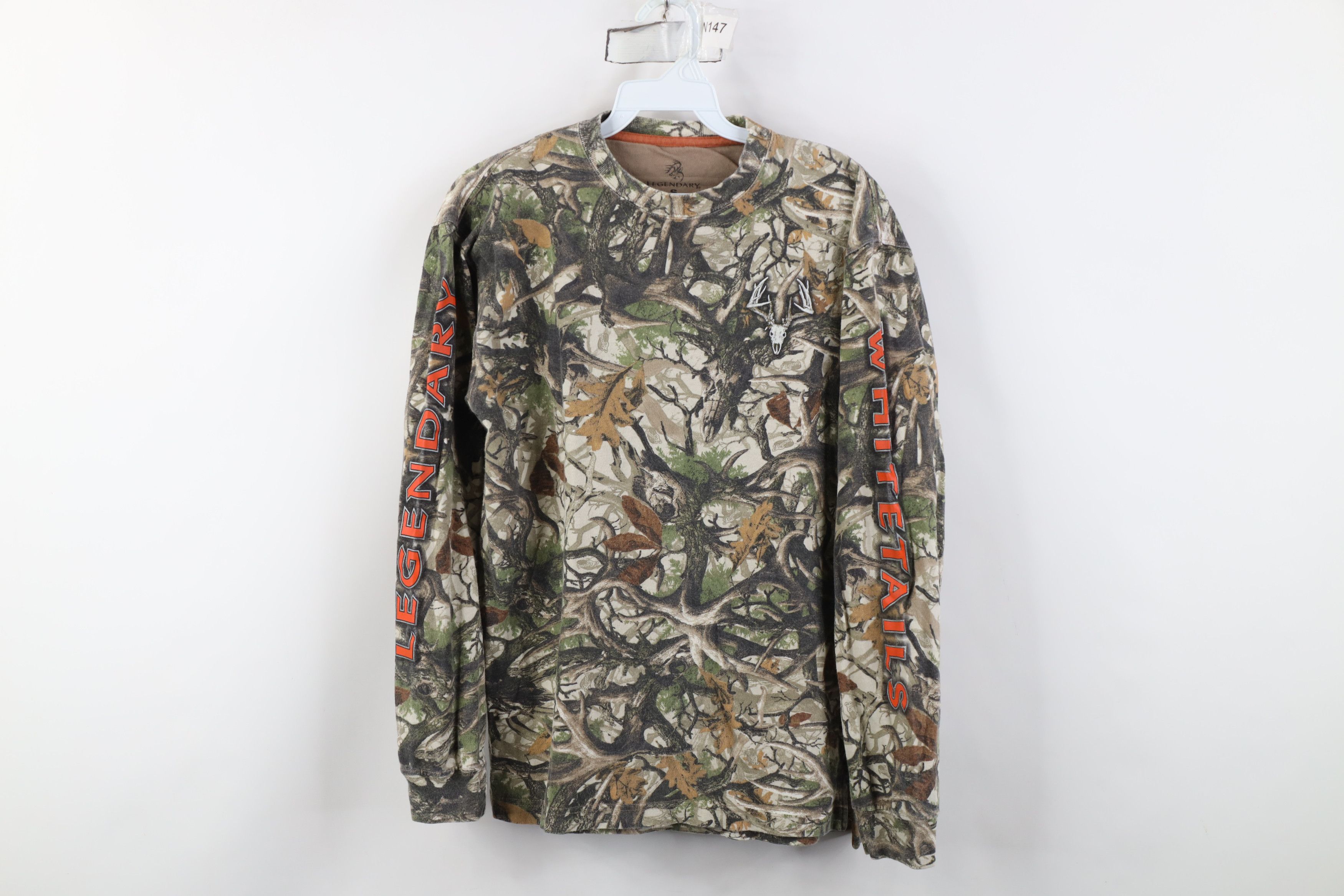 Vintage Vintage Y2K Streetwear Antler Camouflage Long Sleeve T-Shirt Size US S / EU 44-46 / 1 - 1 Thumbnail
