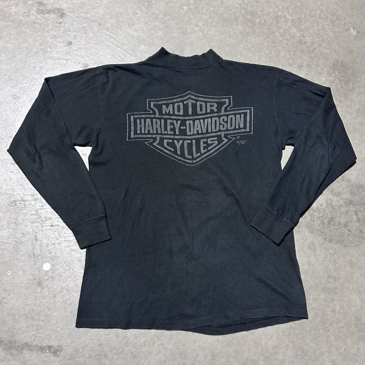 Harley Davidson Vintage 90s harley davidson 3d emblem long sleeve shirt Size US M / EU 48-50 / 2 - 1 Thumbnail
