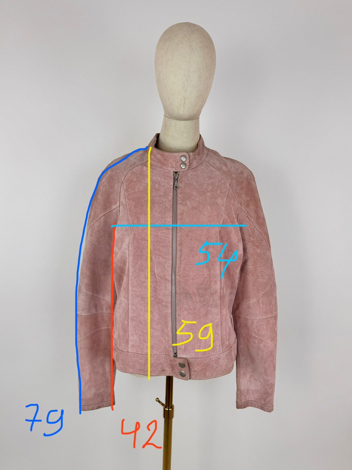 Wilsons Leather Wilsons Leather Jacket Pink Womens Biker Motorcycle JKT Size XL / US 12-14 / IT 48-50 - 10 Thumbnail