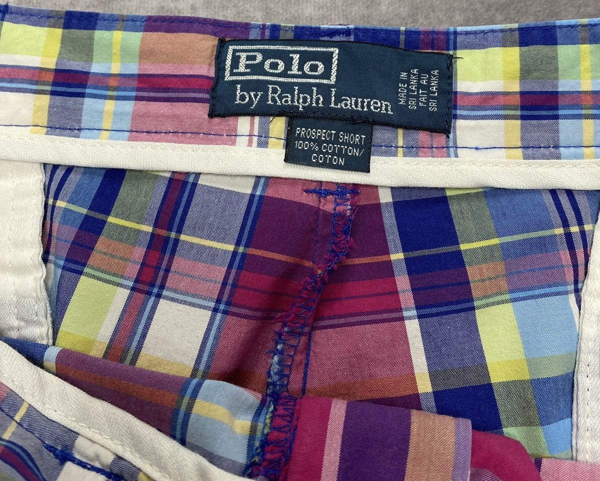 Polo Ralph Lauren 90’s Vintage Polo Ralph Lauren Pink Plaid Prospect Shorts Size US 34 / EU 50 - 2 Thumbnail