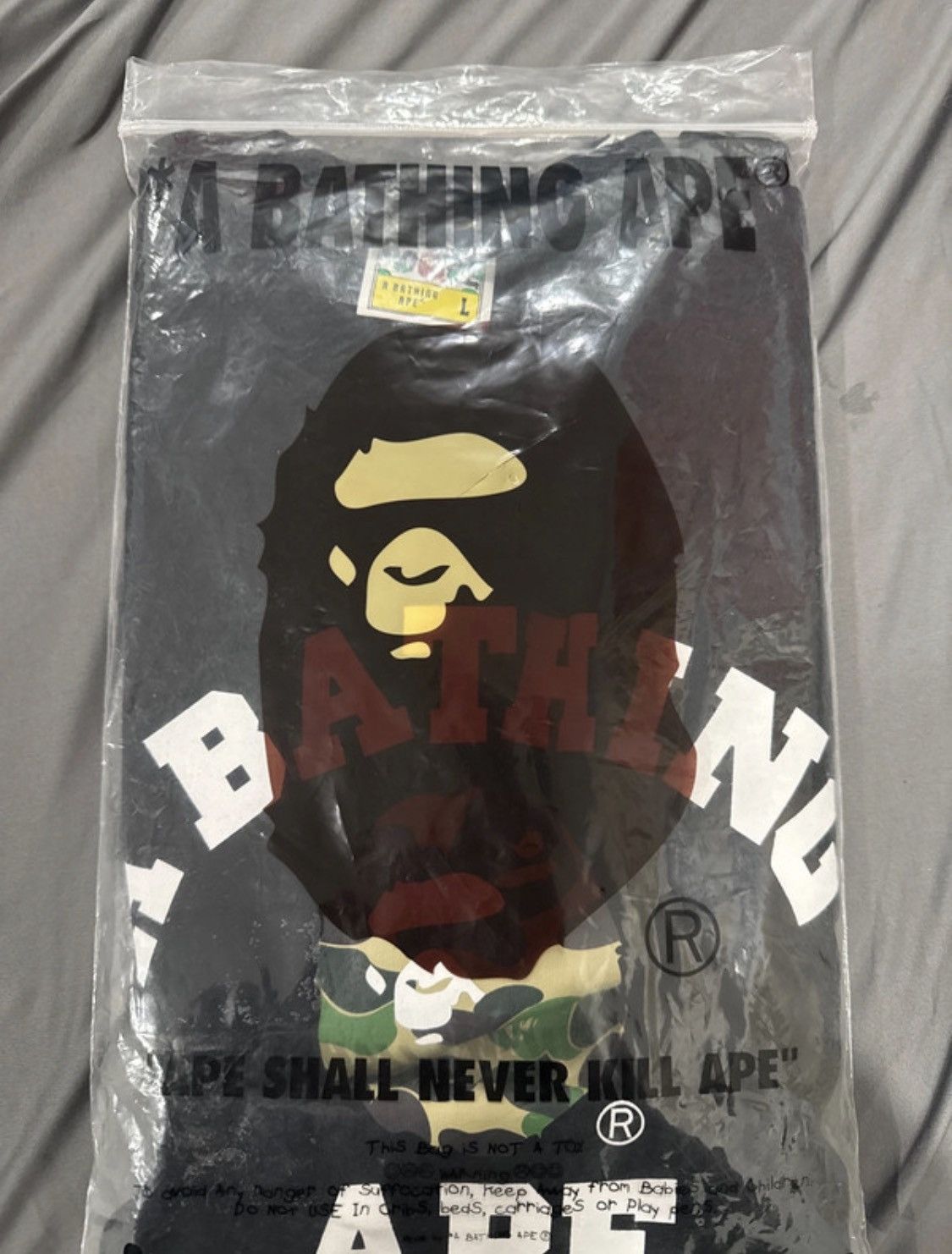 Bape Bape Camo “A bathing ape” tee Size US L / EU 52-54 / 3 - 7 Thumbnail