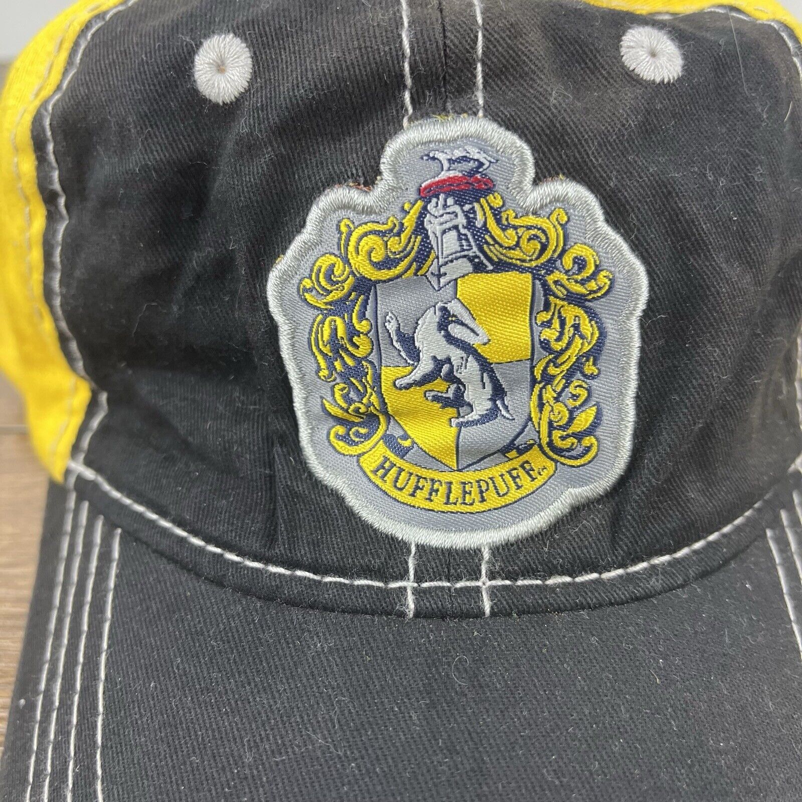 Other Hufflepuff Hat Harry Potter Snapback Hat Black Hat Adjustabl Size ONE SIZE - 9 Thumbnail