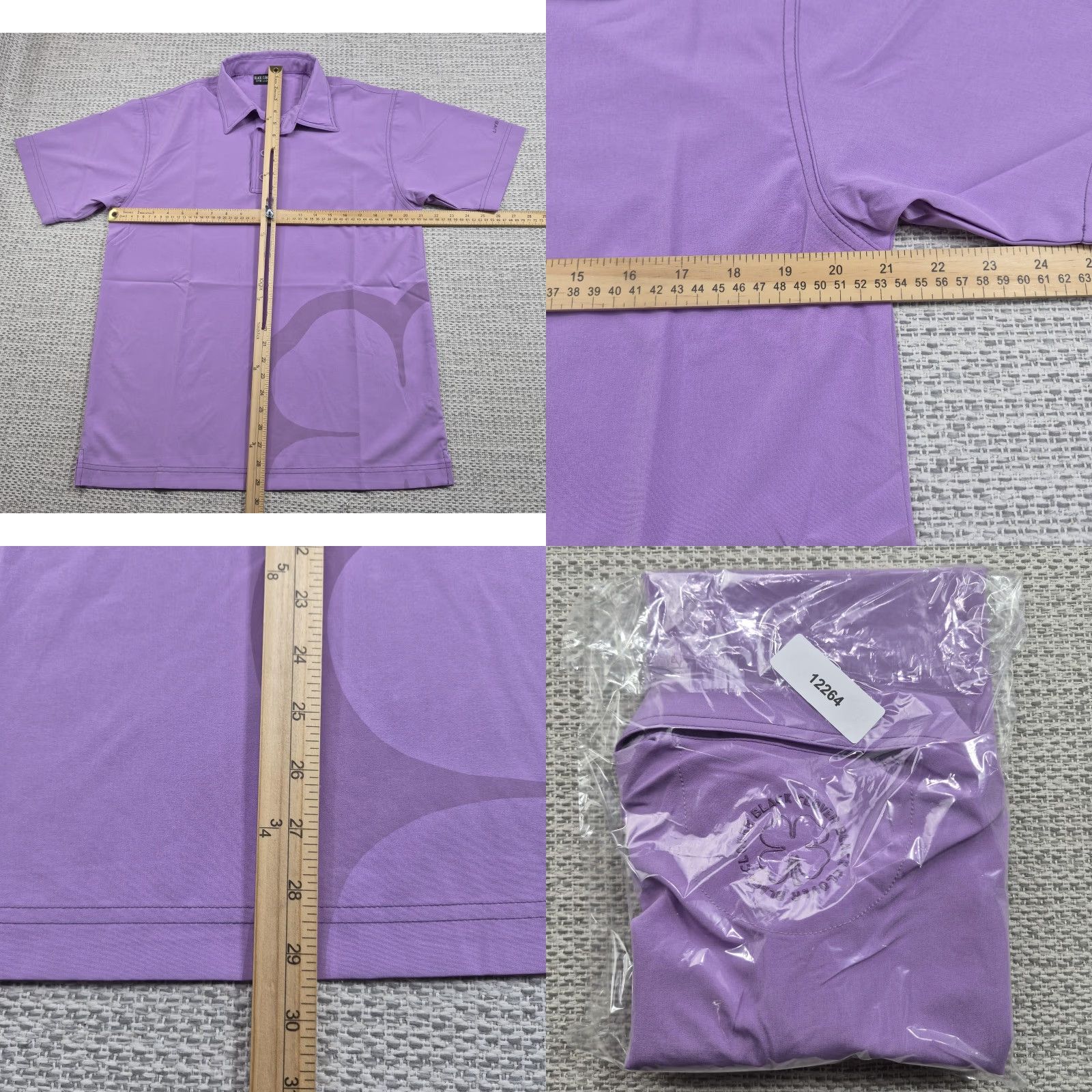 Vintage Black Clover Polo Shirt Mens Small Purple Live Lucky Performance Clover Logo Shirt mens Small Purple Black Clover Polo Shirt Size US S / EU 44-46 / 1 - 9 Thumbnail