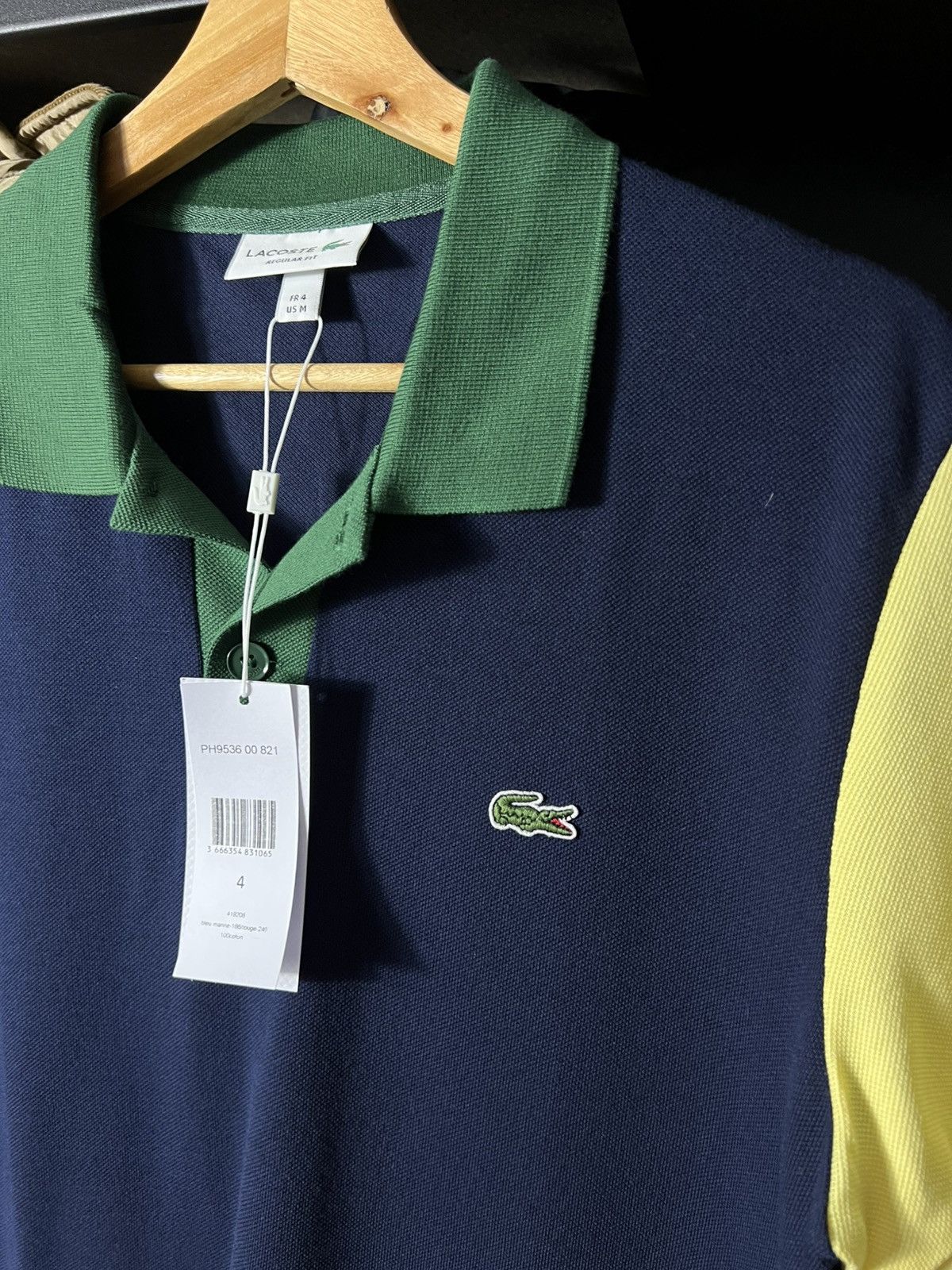Lacoste Lacoste Multicolor Polo Shirt Regular Fit – Size M (FR 4) Size US M / EU 48-50 / 2 - 8 Thumbnail
