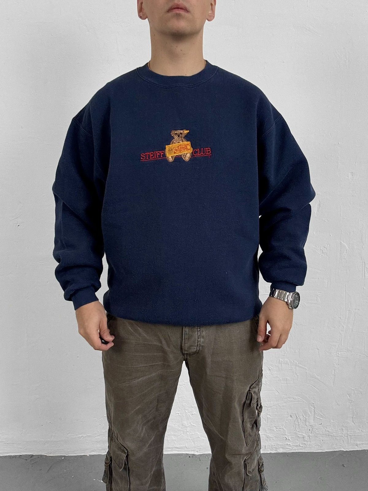 Lee × Vintage 1990's Lee Steiff Sweatshirt Size US M / EU 48-50 / 2 - 5 Thumbnail
