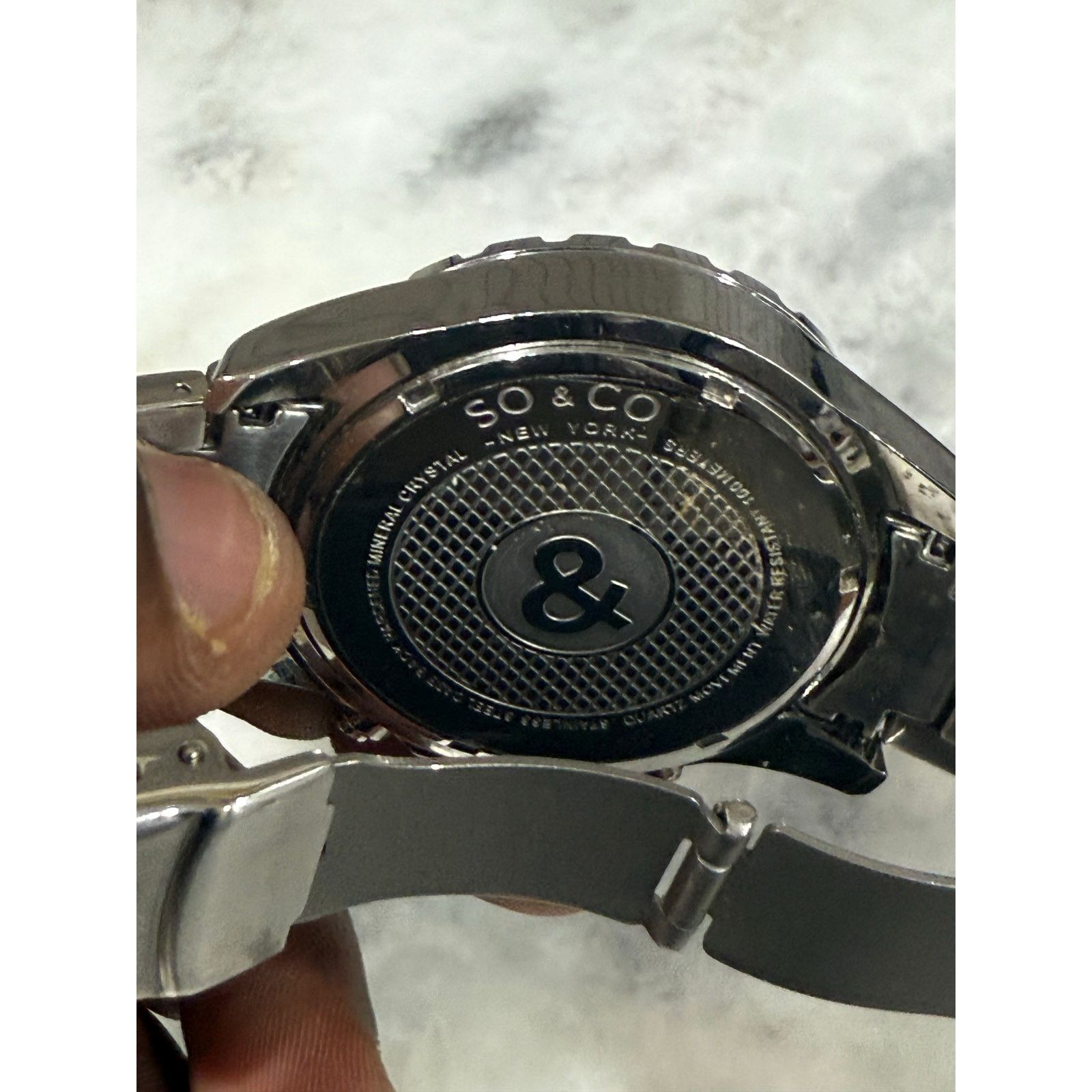 Other SO&CO New York Men’s Blue Dial Watch Stainless Steel Size ONE SIZE - 7 Thumbnail