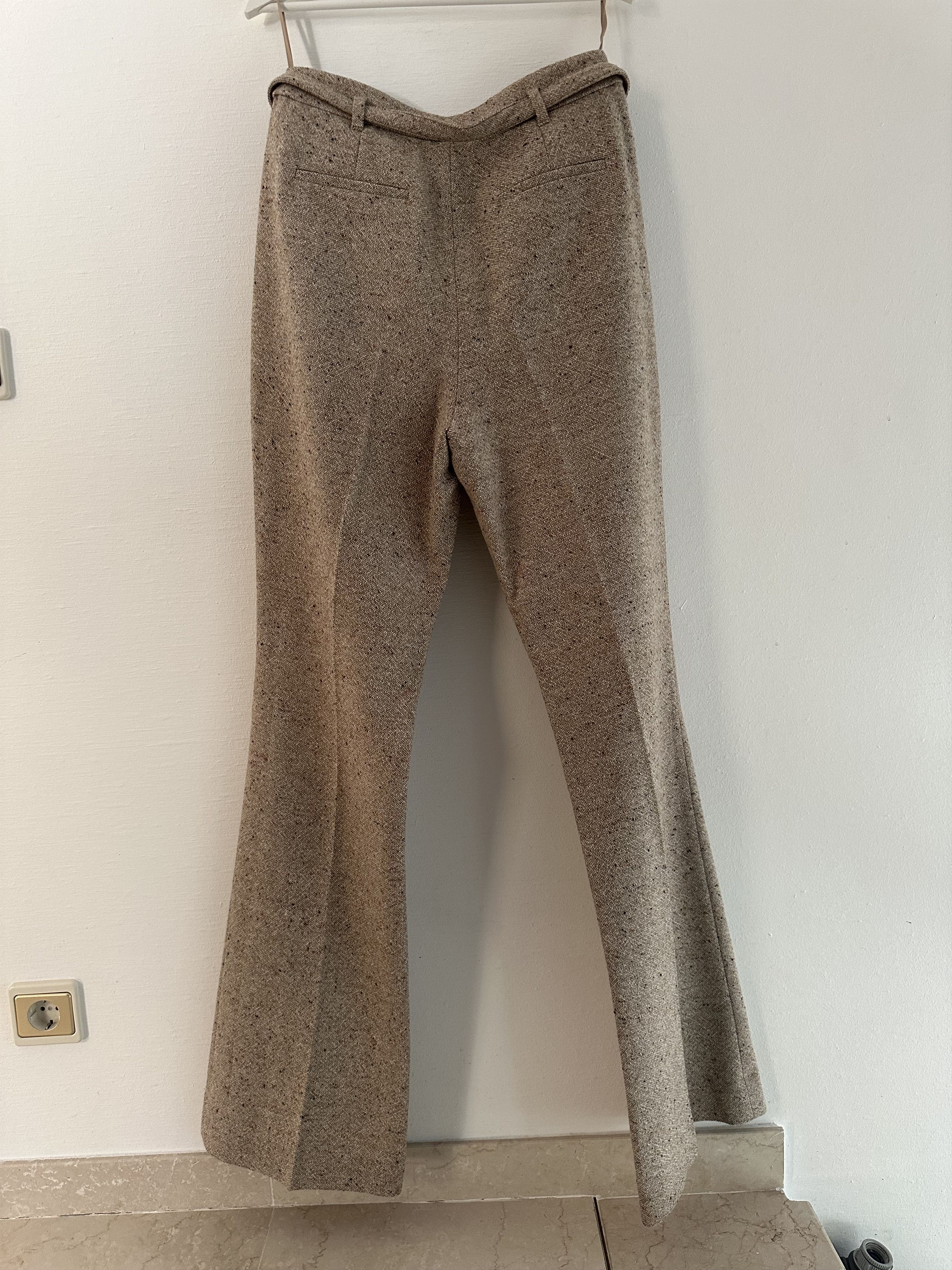 Gabriela Hearst Josh Pant in oatmeal multi Size 32" / US 10 / IT 46 - 15 Thumbnail