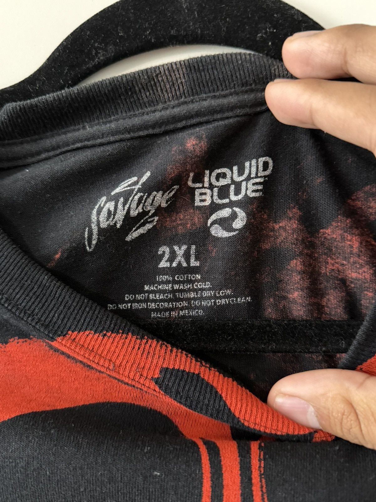 21 Savage 21 Savage “Knife Talk” Liquid Blue Concert Tee VNDS Size US XXL / EU 58 / 5 - 3 Thumbnail