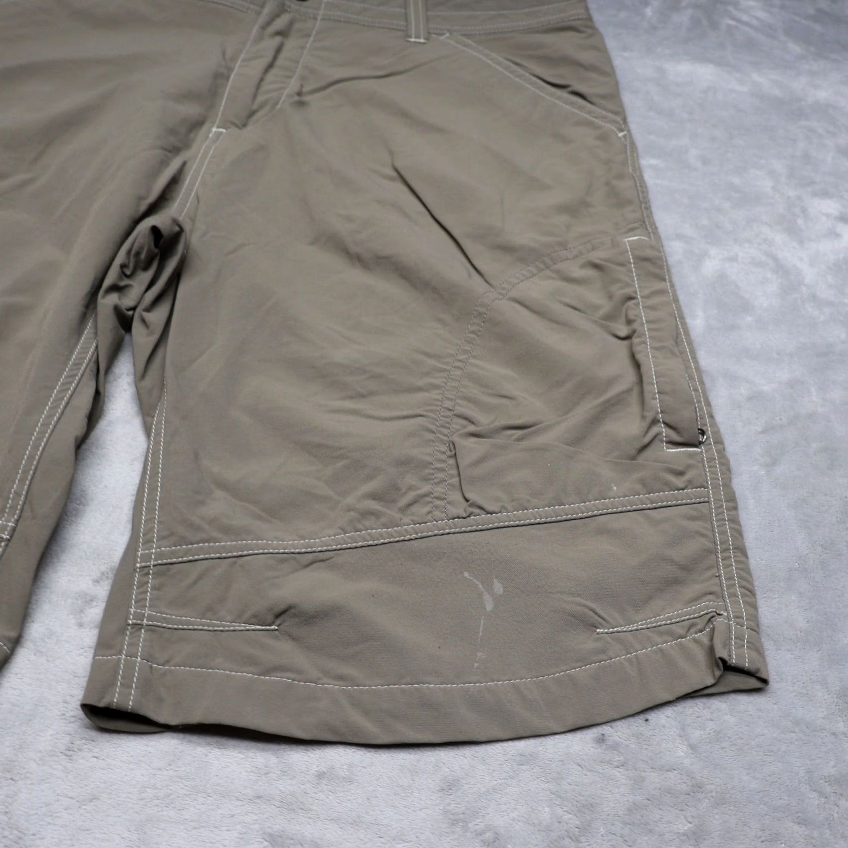 Vintage Kuhl Shorts Mens 36 Brown Renegade Cargo Stretch Hiking Casual Everyday Outdoor Crew Mens Size US 36 / EU 52 - 2 Thumbnail