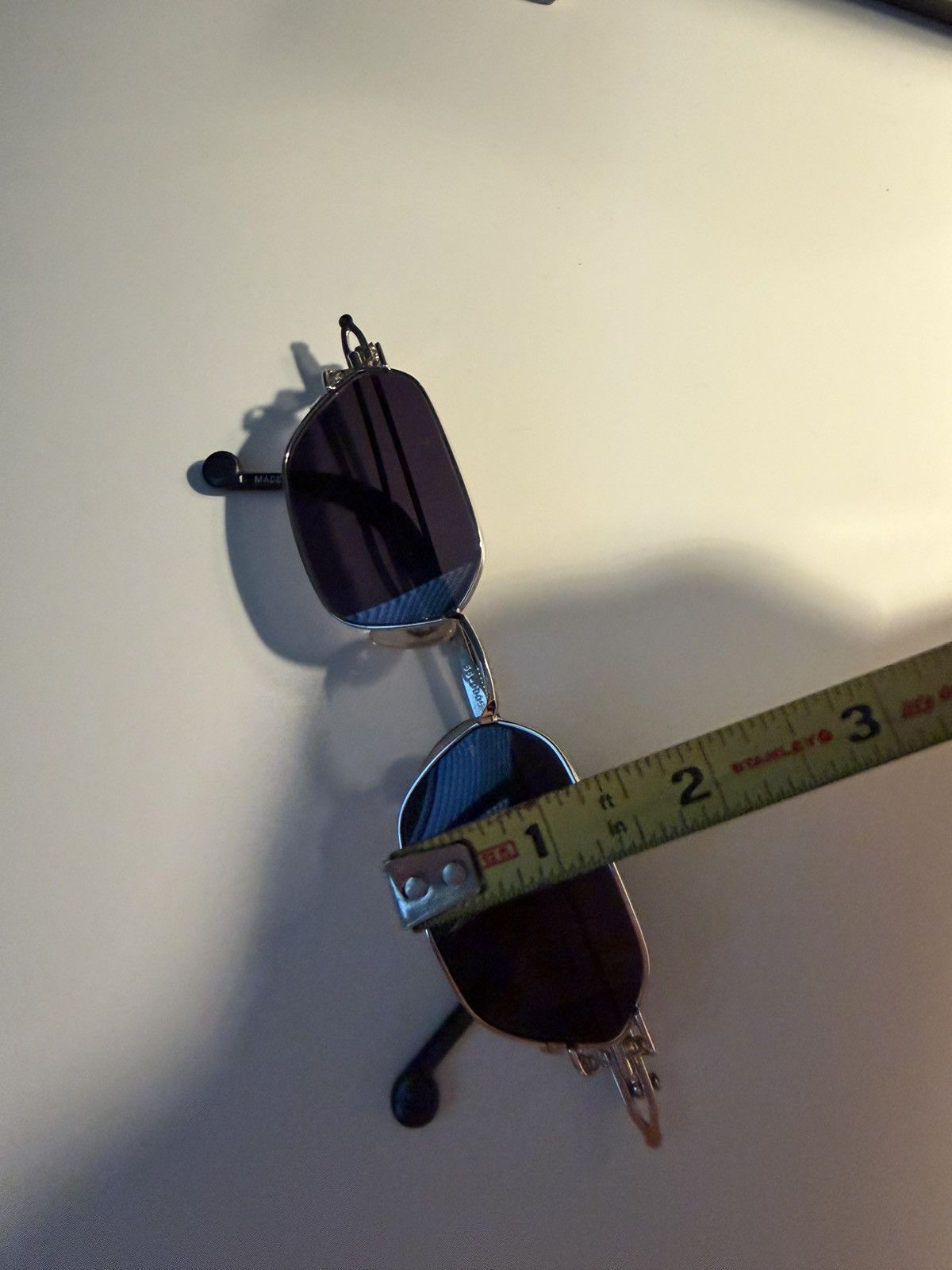 Jean Paul Gaultier Jean Paul Gaultier 56-0005 Silver 90's Sunglasses Size ONE SIZE - 11 Thumbnail