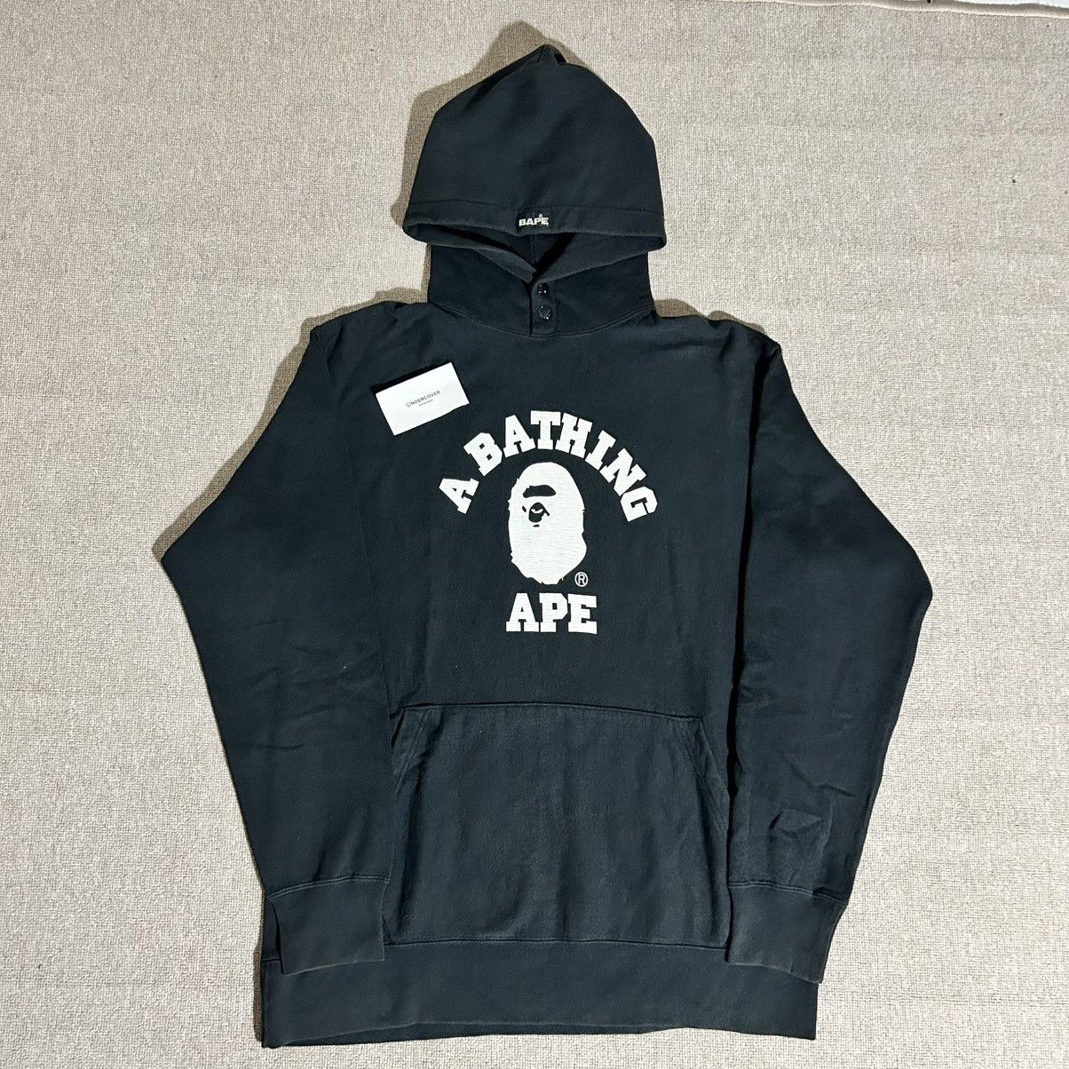 Bape Vintage Bape College Hoodie Size US L / EU 52-54 / 3 - 1 Thumbnail