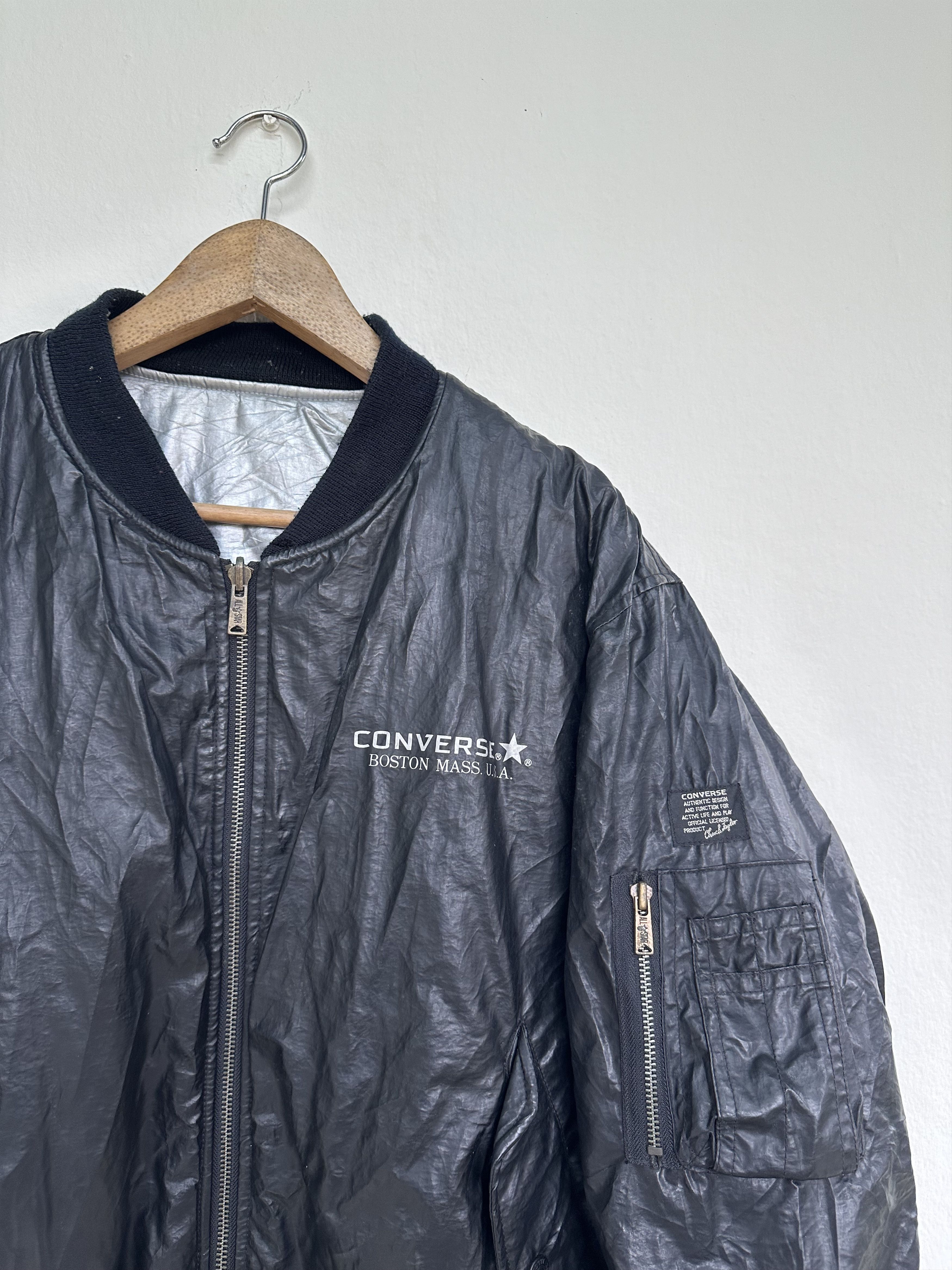 Converse Vintage Converse Reversible Bomber Jacket Boston Mass USA Size US M / EU 48-50 / 2 - 5 Thumbnail