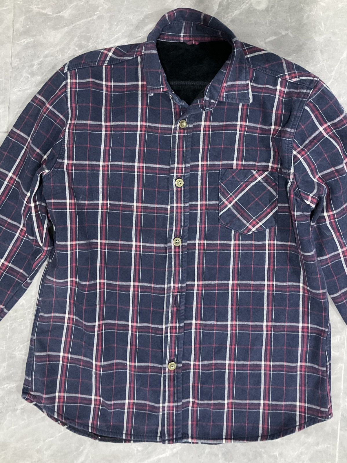 Flannel × Japanese Brand Plaid Flannel Long Sleeve Shirt Size US M / EU 48-50 / 2 - 5 Thumbnail