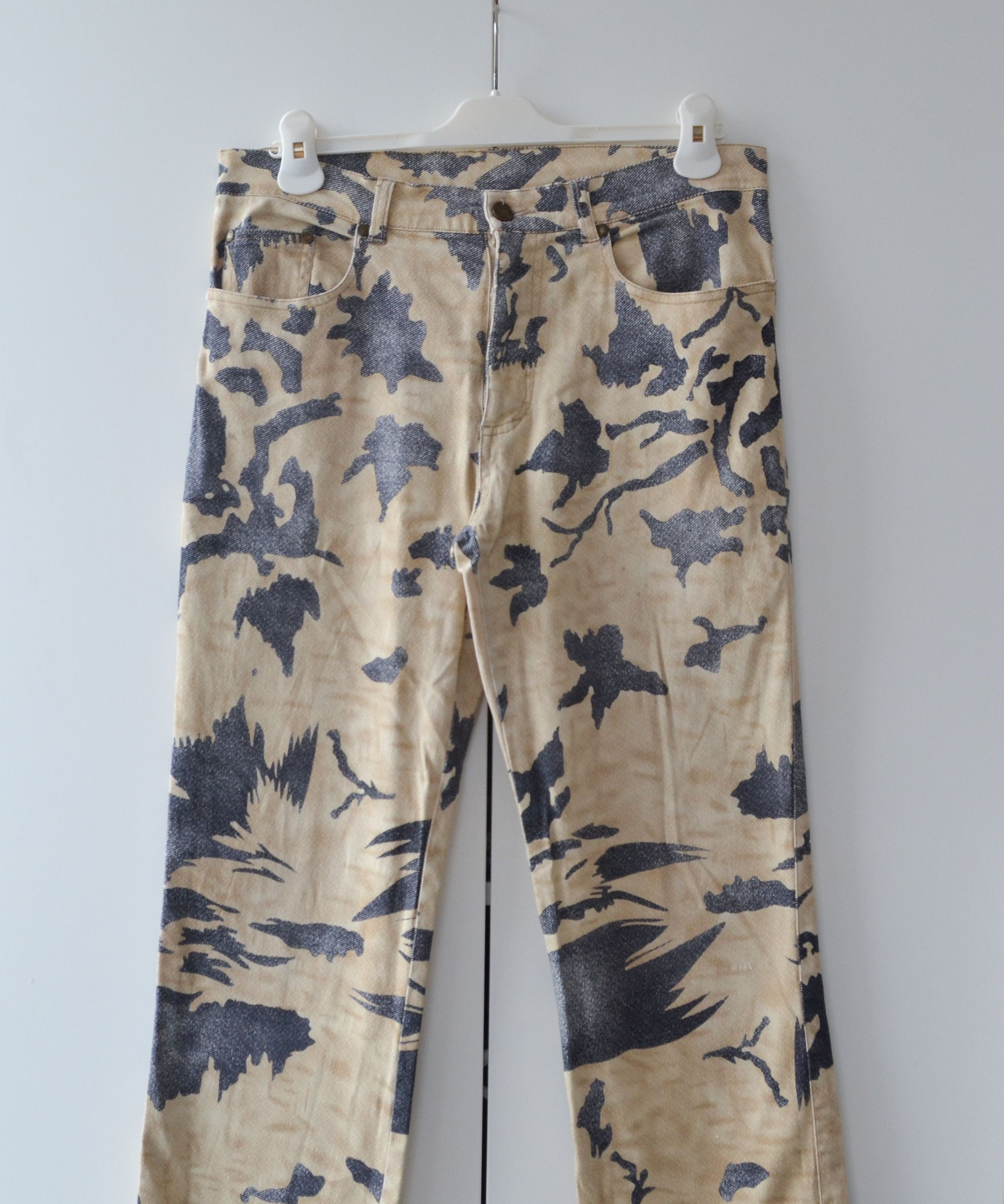 Roberto Cavalli Roberto Cavalli Jeans Pants Print Camouflage Vintage 2001 Size US 32 / EU 48 - 4 Thumbnail