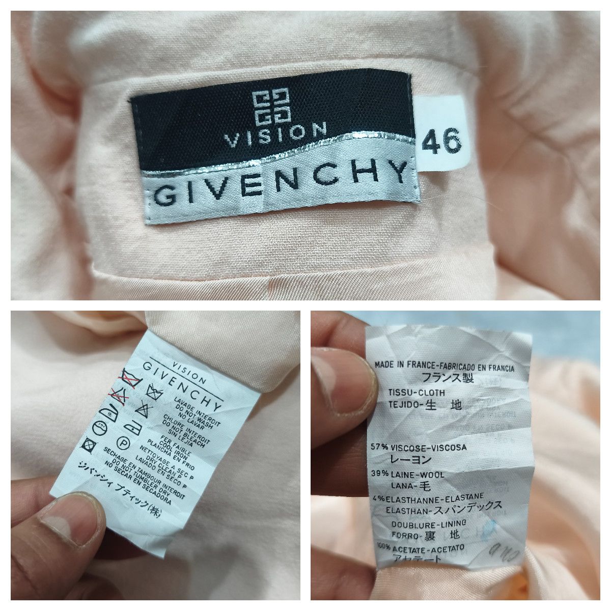 Givenchy Vintage Givenchy Blazer Size L / US 10 / IT 46 - 7 Thumbnail