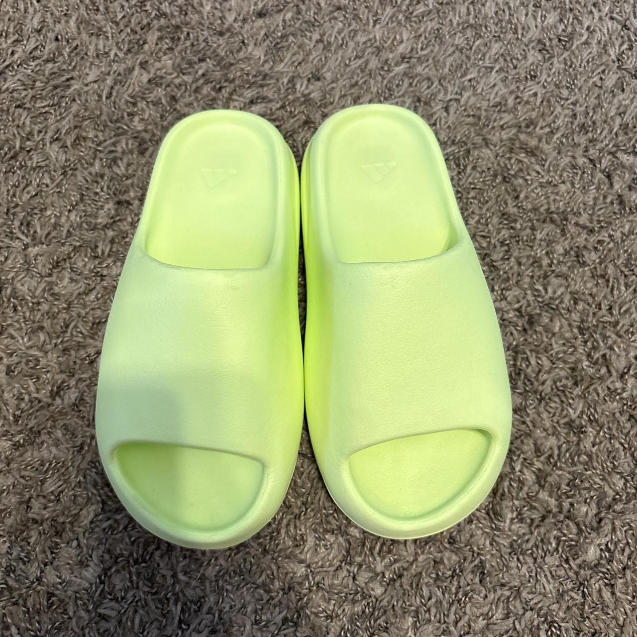 Adidas × Kanye West adidas yeezy slide glow green Size US 8 / EU 41 - 3 Thumbnail