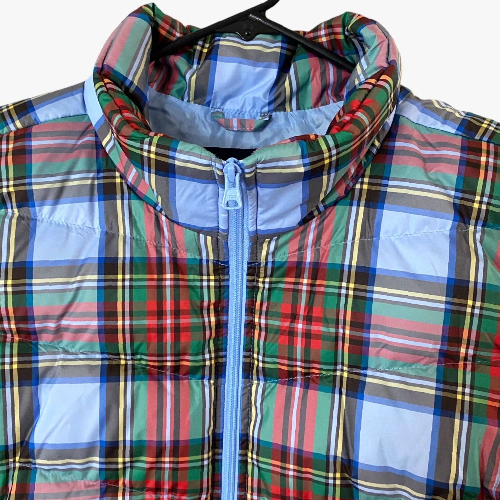 Lands' End Lands' End Puffer Vest Women's 2X Insulated Goose-Down Water-Resistant Plaid Vest Multicolor New Size XXL / US 16-18 / IT 52-54 - 5 Thumbnail