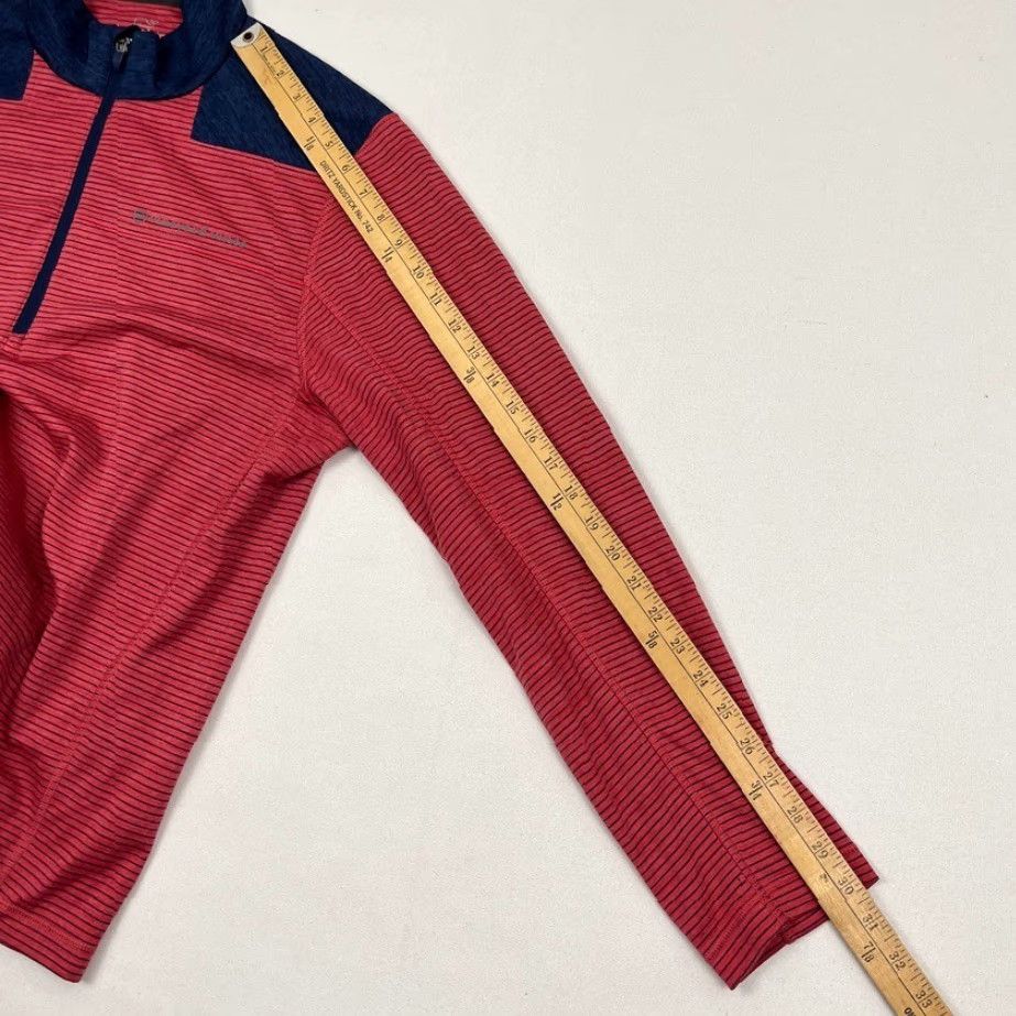 Vineyard Vines Vineyard Vines Performance Pullover Mens L Red 1/4 Quarter Zip Active Golf Jacket Size US L / EU 52-54 / 3 - 7 Thumbnail