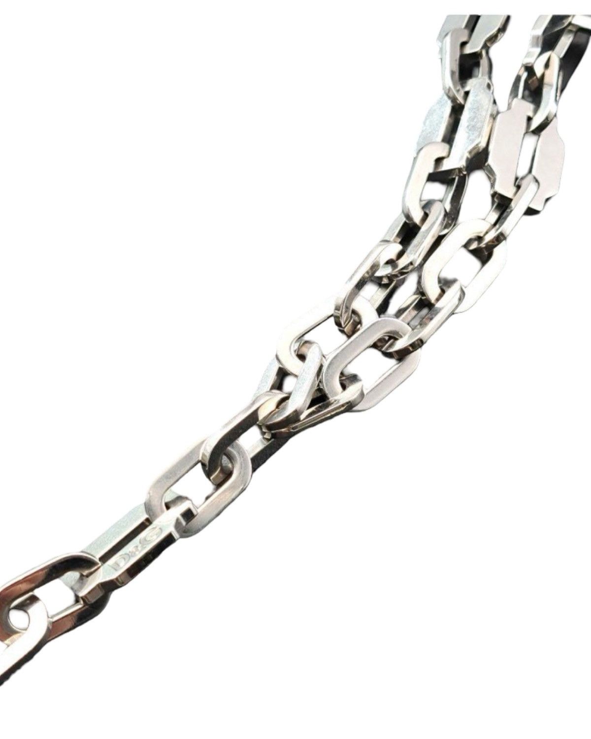 Dolce & Gabbana 3D Razor Chain Link Necklace Size ONE SIZE - 5 Thumbnail