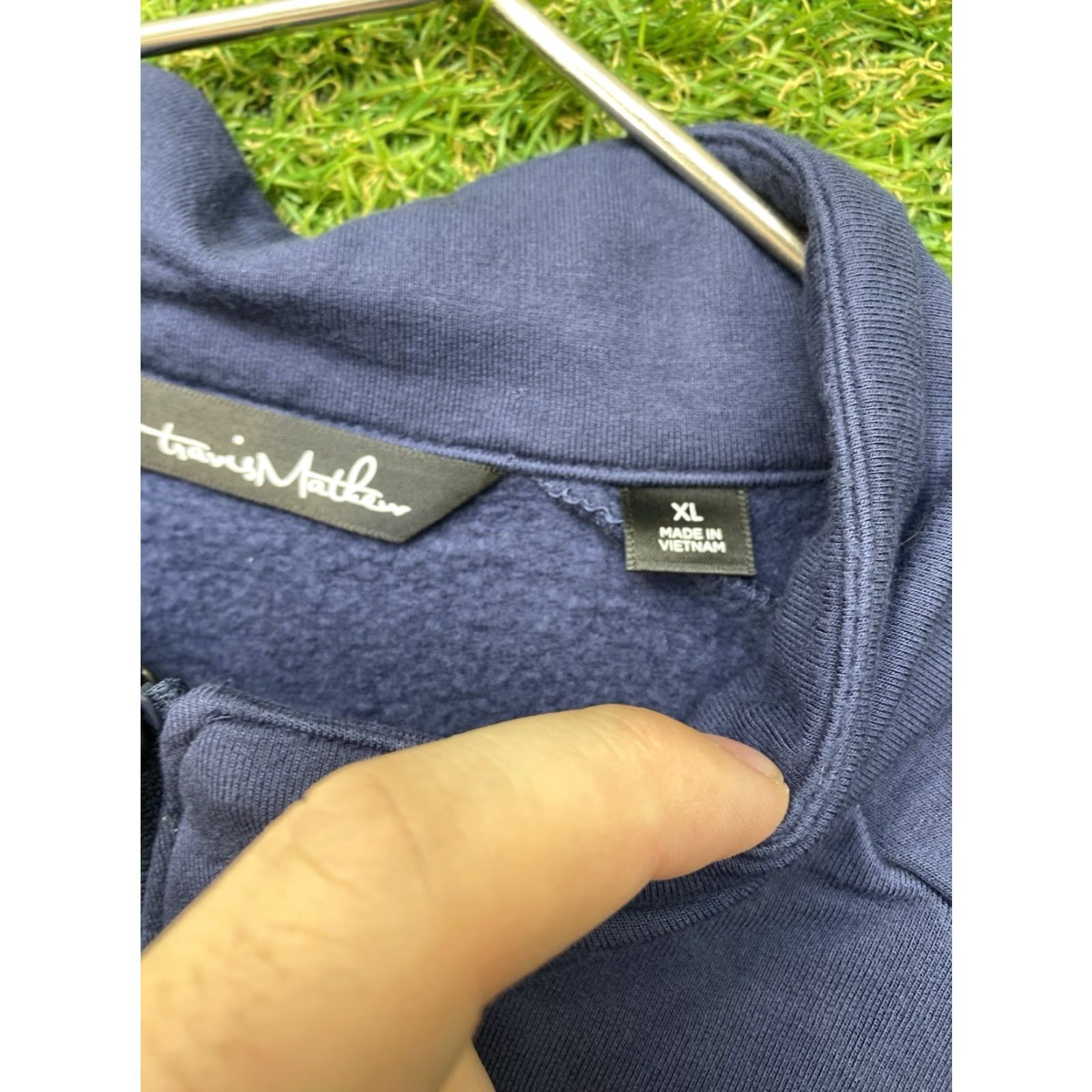 TravisMathew Travis Mathew Men's XL 1/4 Zip Pullover Fleece Sweatshirt Blue Casual Golf Size US XL / EU 56 / 4 - 7 Thumbnail