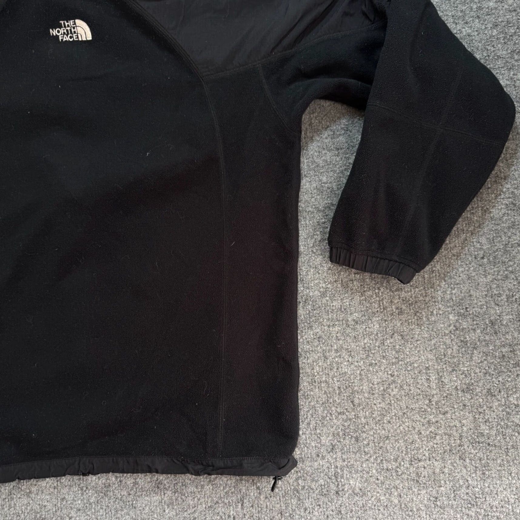 VTG The North Face Gore Windstopper Full Zip Fleece Mens Jacket Sz Medium Black
