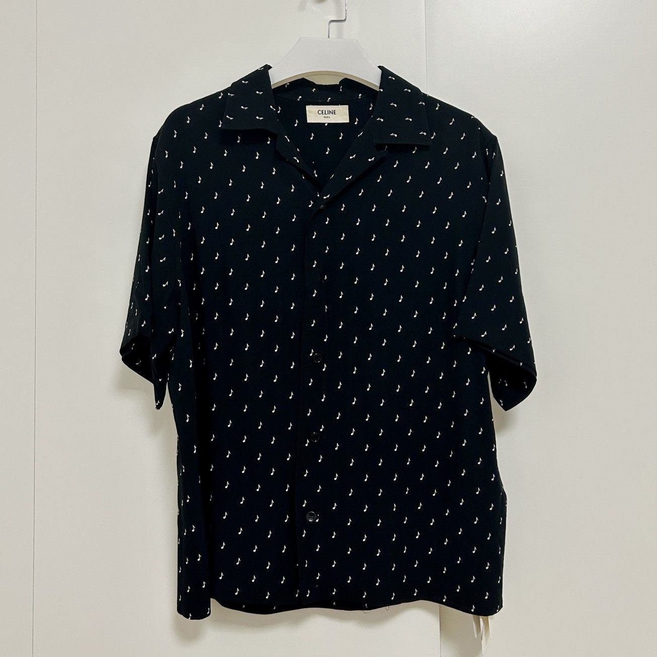 Celine CELINE BY HEDI SLIMANE 19S/S Musical Note Hawaiian Shirt Size US L / EU 52-54 / 3 - 1 Thumbnail