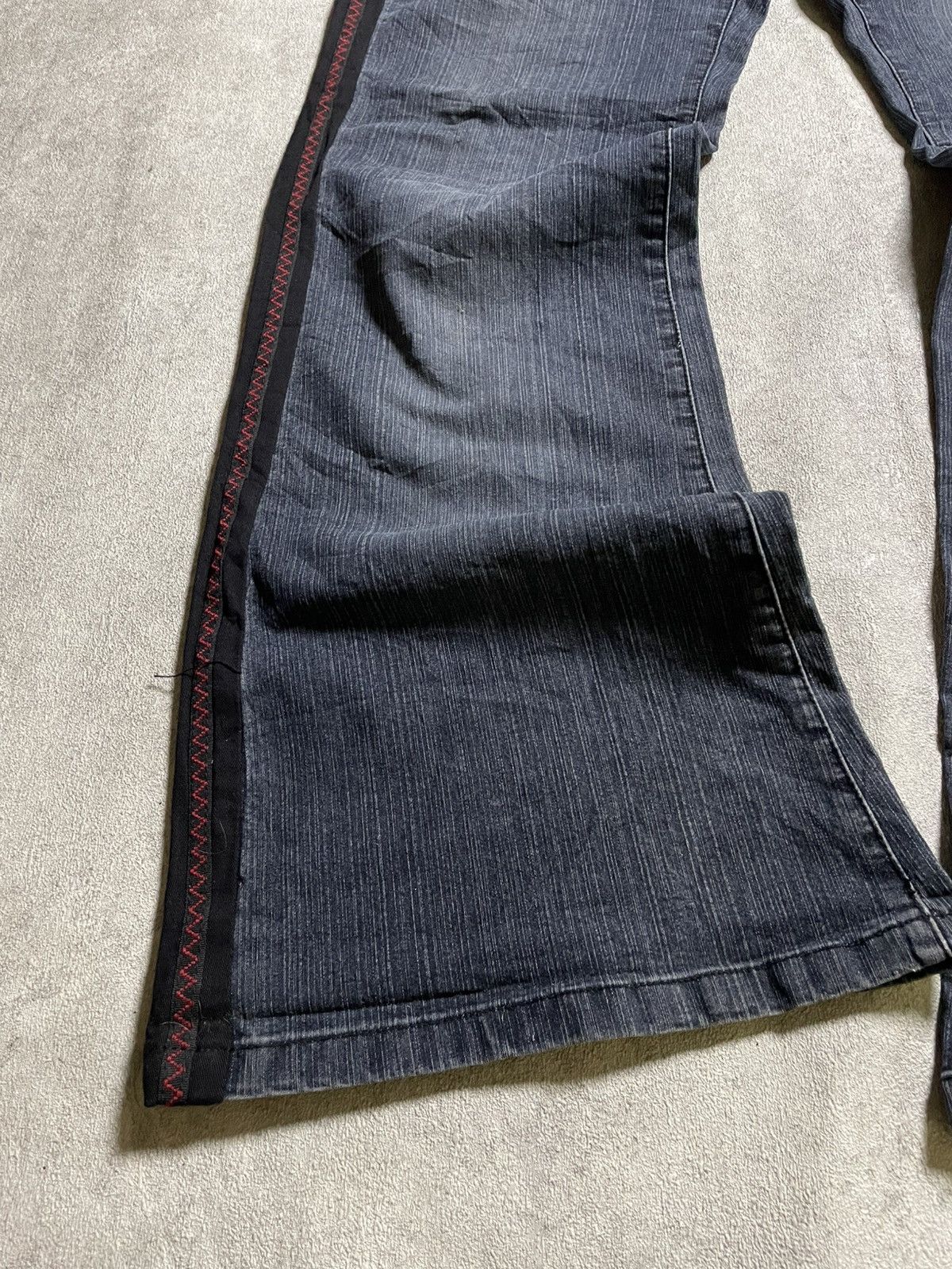 If Six Was Nine × Le Grande Bleu (L.G.B.) × Tornado Mart Flare Ifsixwasnine Vibe Jeans LGB Cut Washed Rockstar Size US 32 / EU 48 - 3 Thumbnail