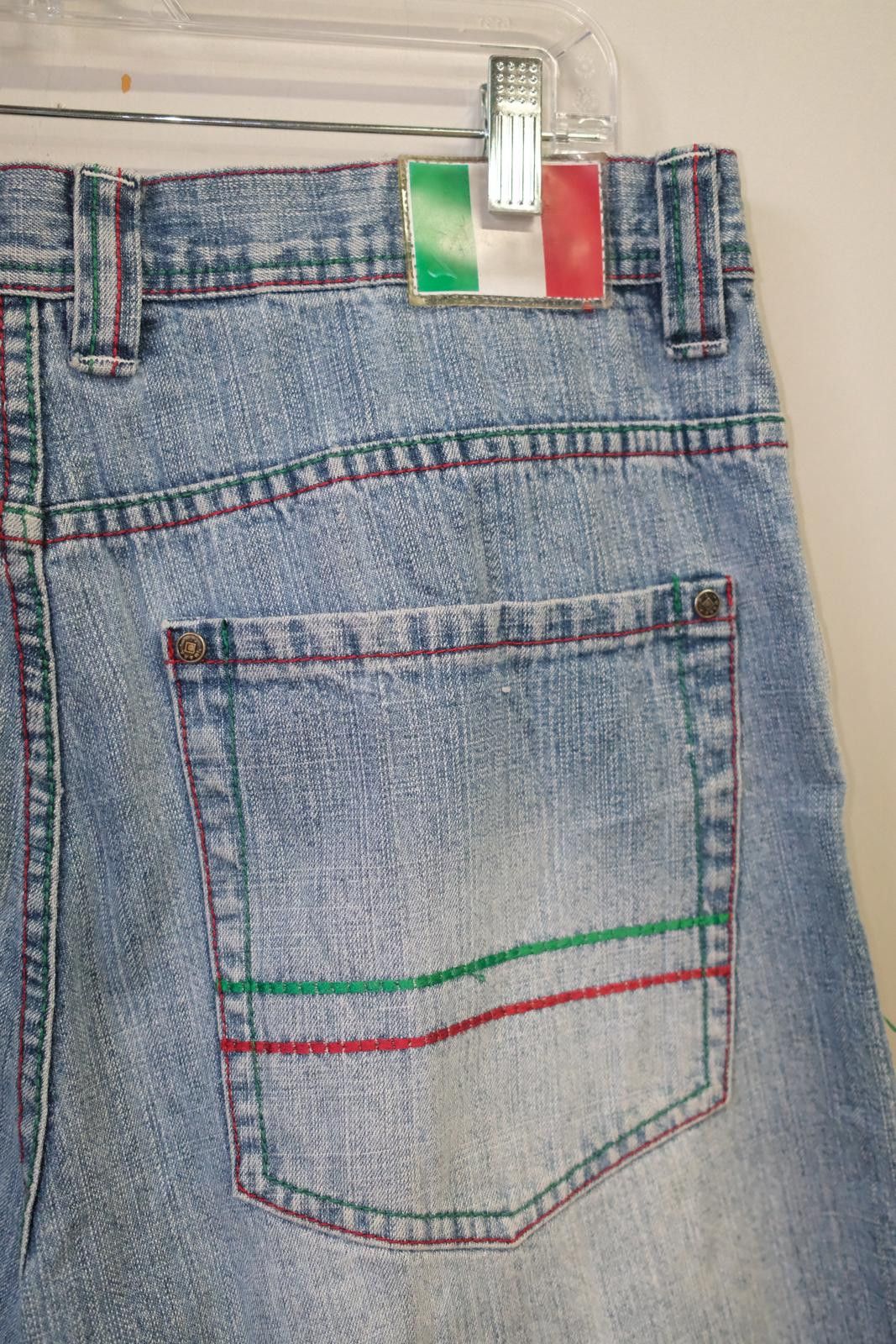 Vintage 00's P.S. Mover Light Wash Jort Size 32" / US 10 / IT 46 - 4 Thumbnail