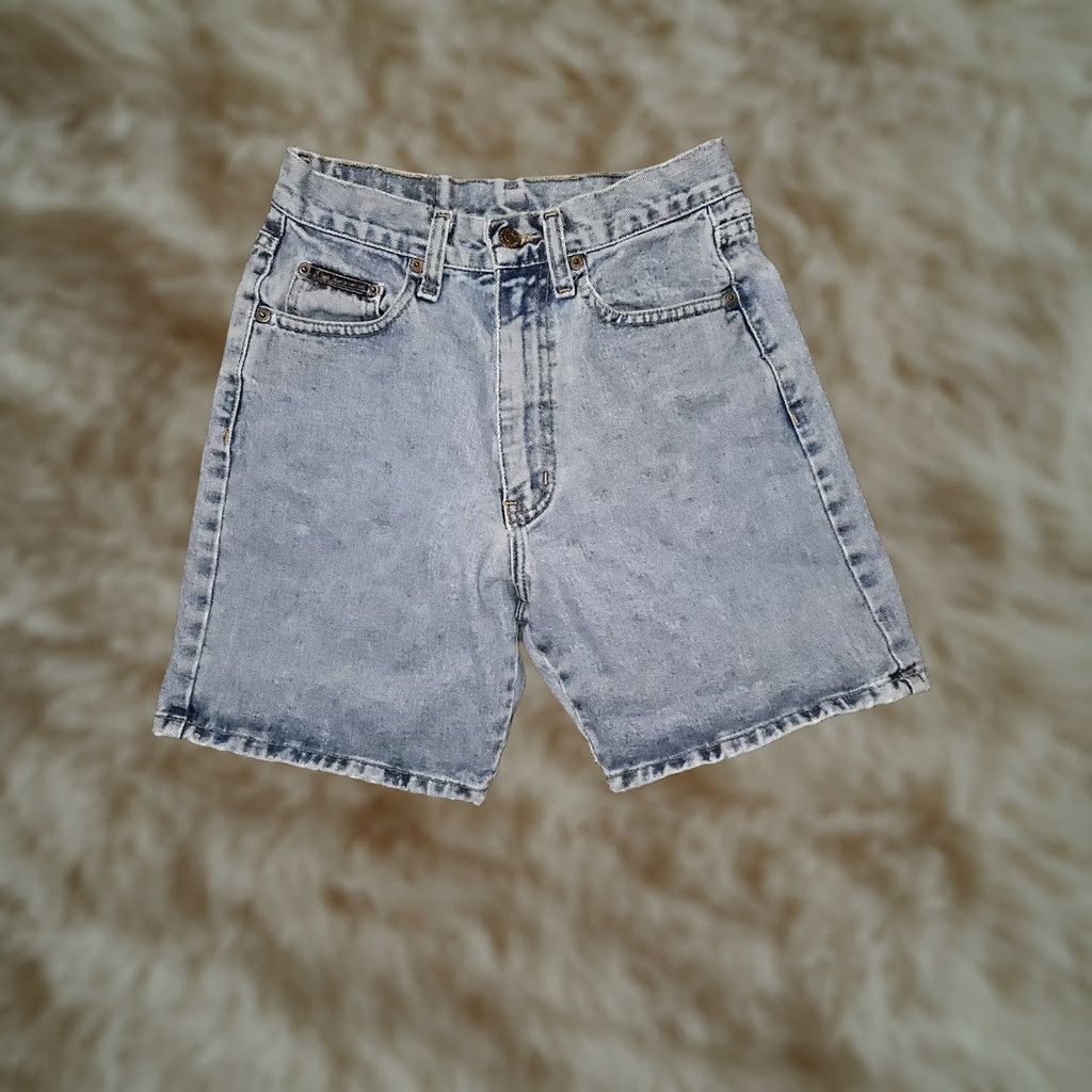 Pepe Jeans VINTAGE Pepe Jeans Shorts Womens 26 Denim High Rise Embroidered 90s USA Size 26" / US 2 / IT 38 - 1 Thumbnail