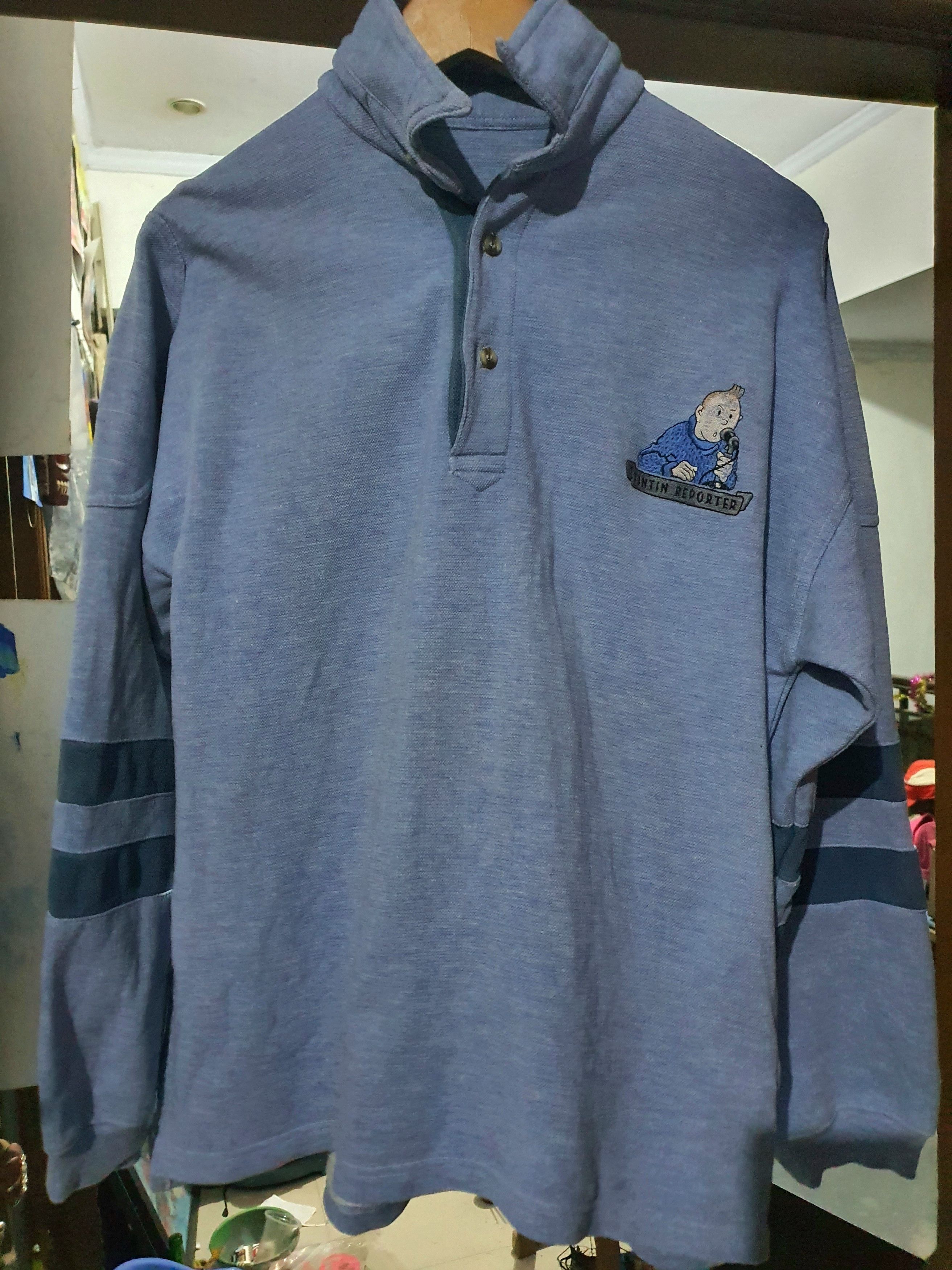 Vintage 🌹Vintage TinTin sweatshirt L 🌹 Size US L / EU 52-54 / 3 - 1 Thumbnail