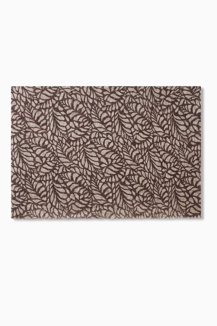 Brunello Cucinelli o1y0725 Size : OS / Scarf in Dark Brown Size ONE SIZE - 1 Thumbnail