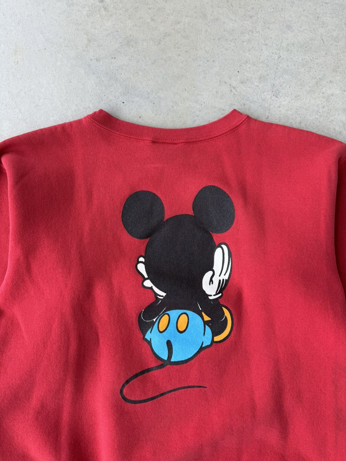 Mickey Mouse Vintage 90s Mickey Mouse Double Sided Crewneck Size US S / EU 44-46 / 1 - 4 Thumbnail
